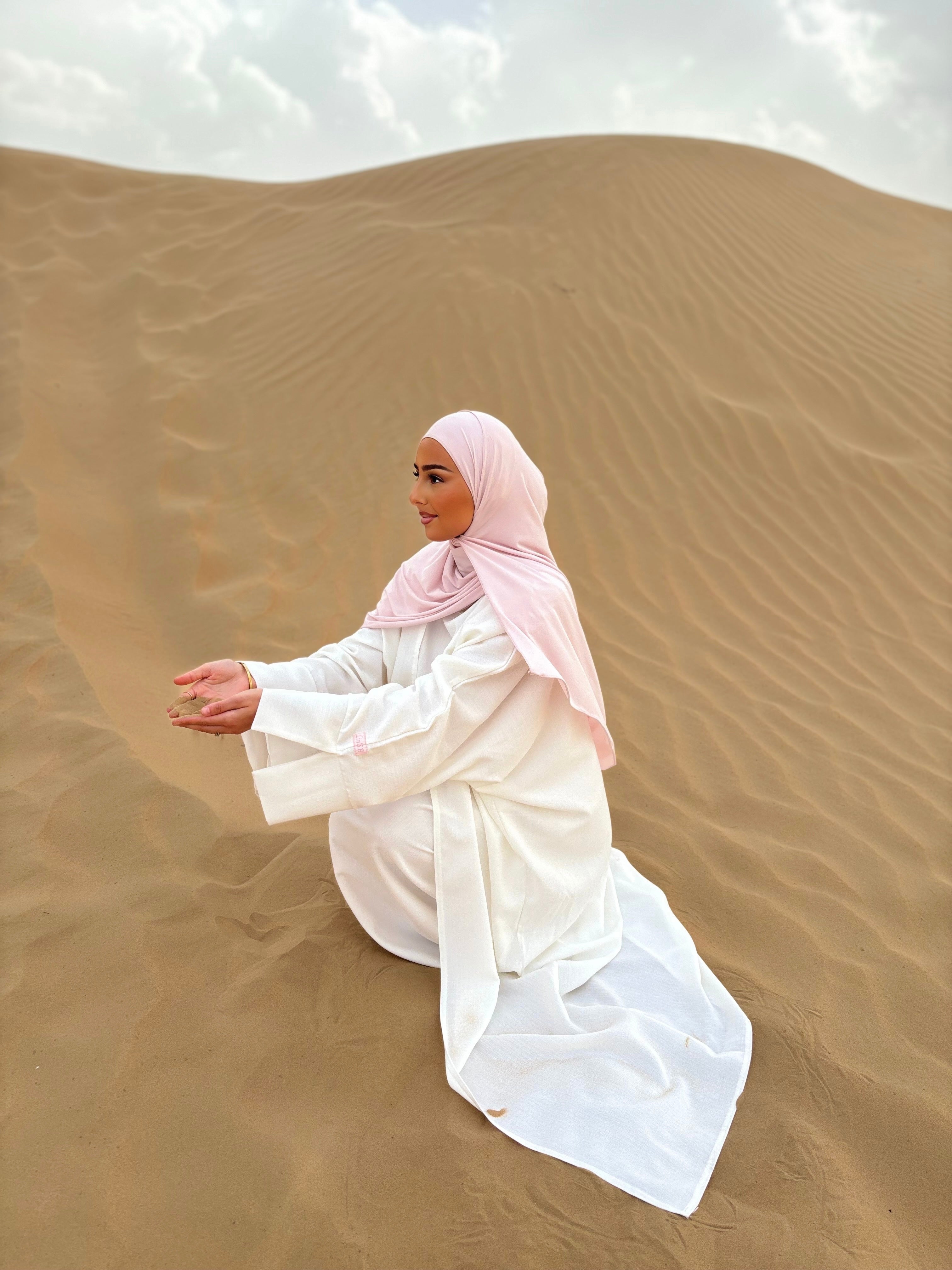 Linen set under abaya + kimono LIN'S B