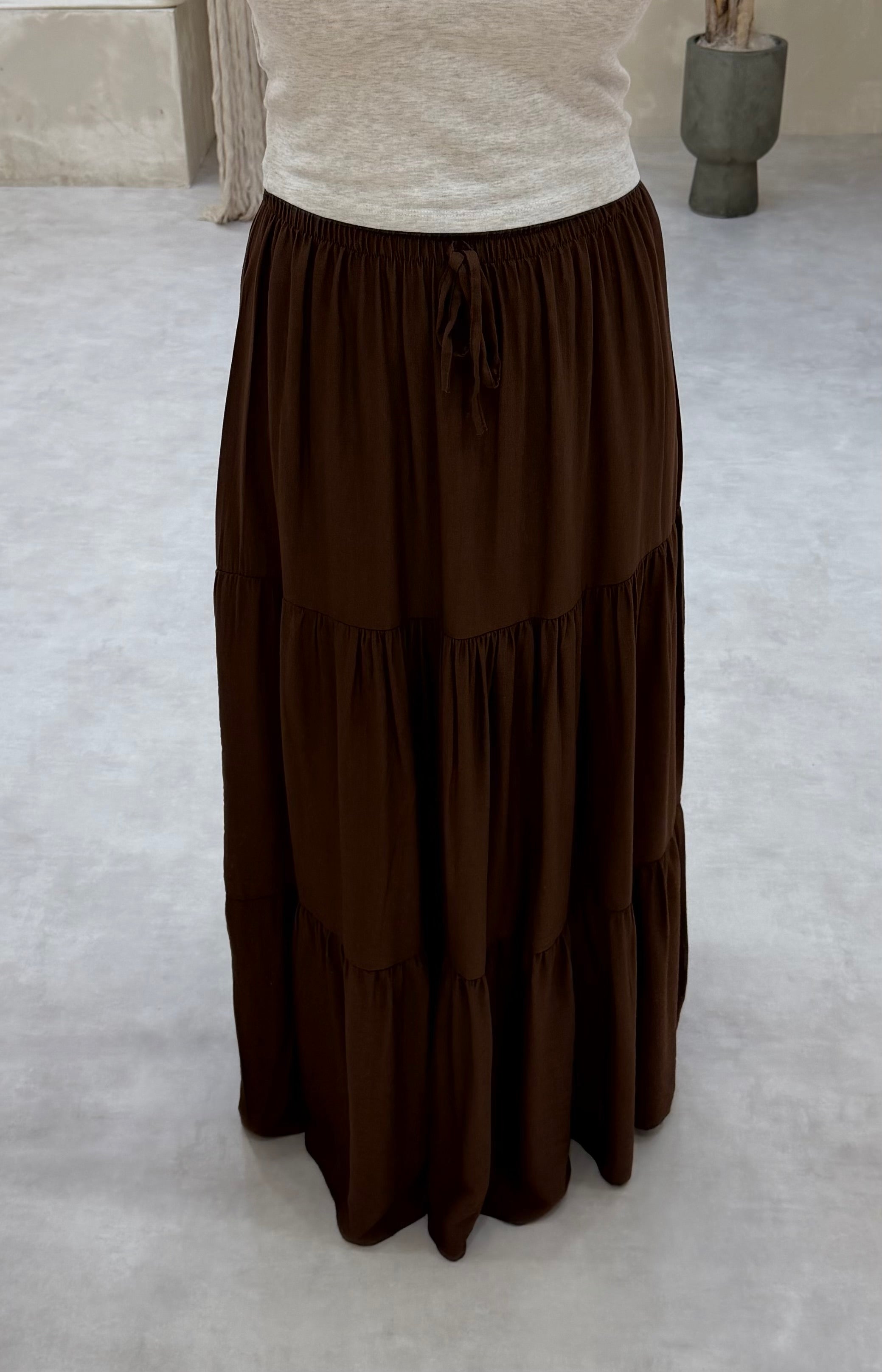 Jupe BOHÈME - Dark Brown