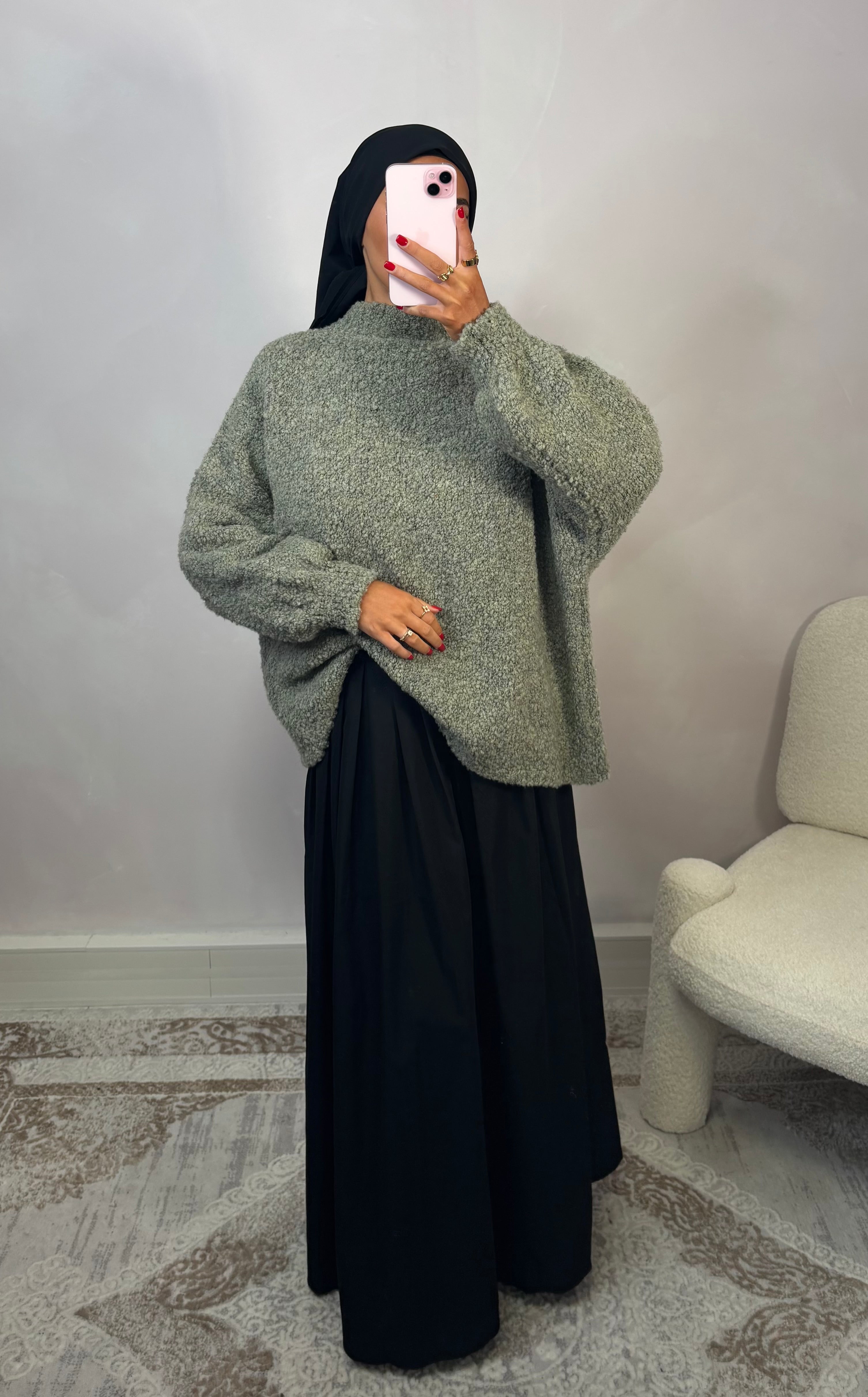 TEDDY sweater - khaki