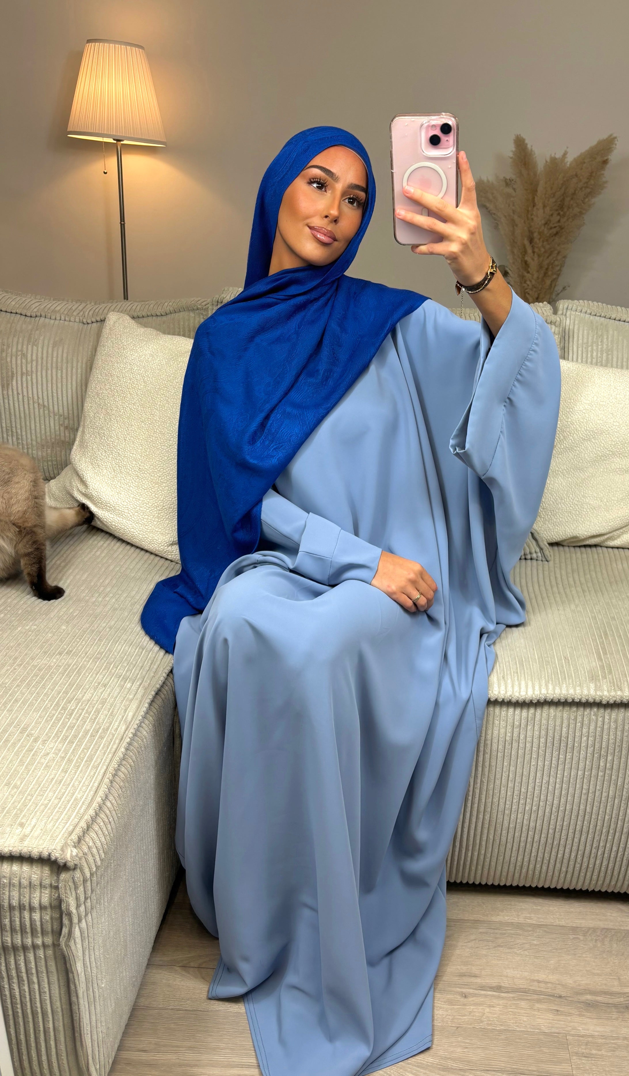 Abaya FARACHA - himmelblau
