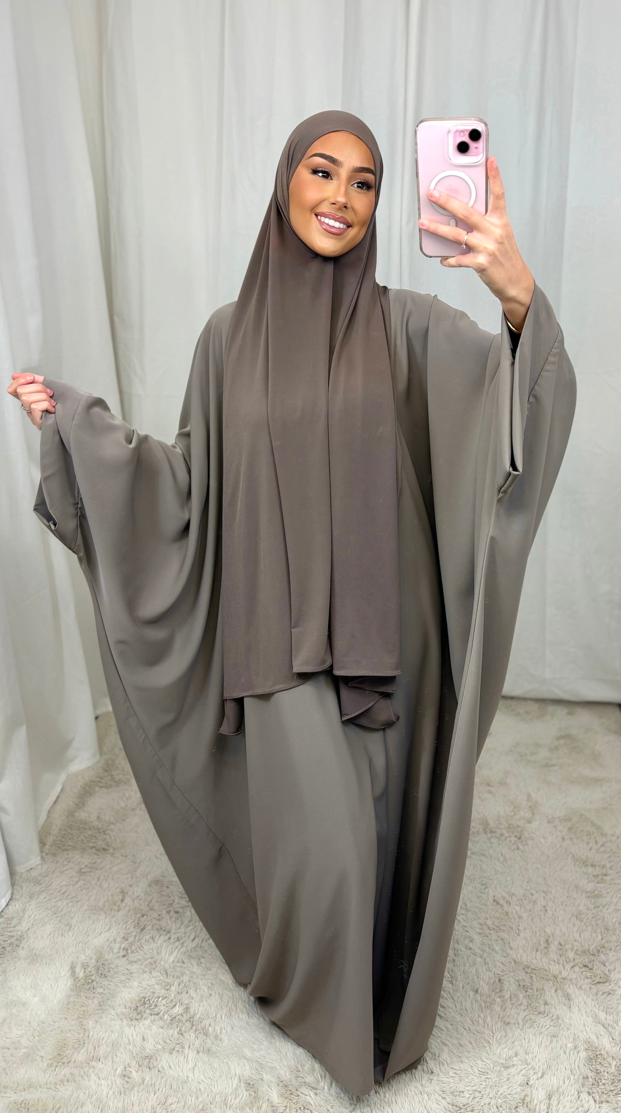 Abaya FARACHA - taupe