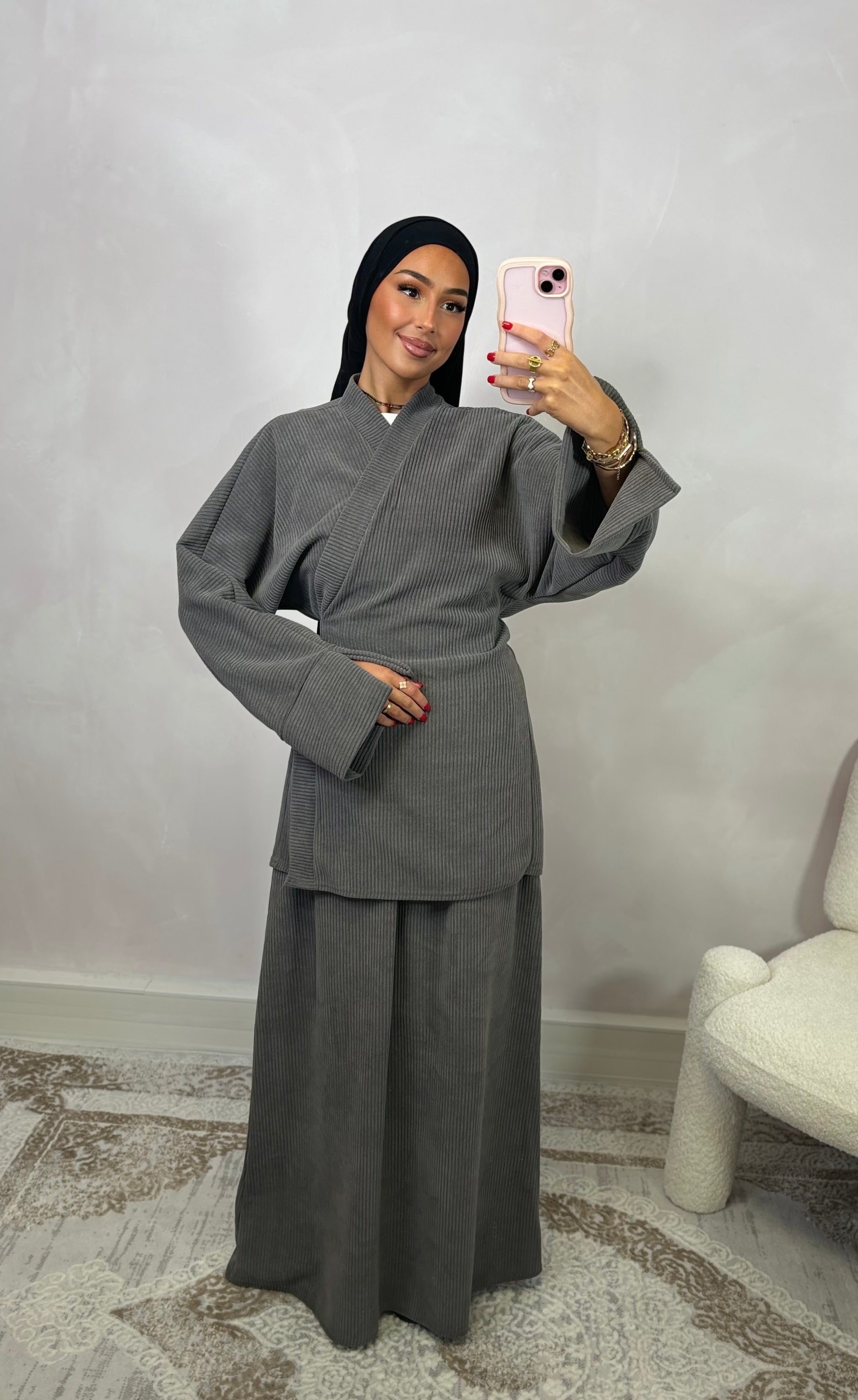 Ensemble NYSSA jupe - gris