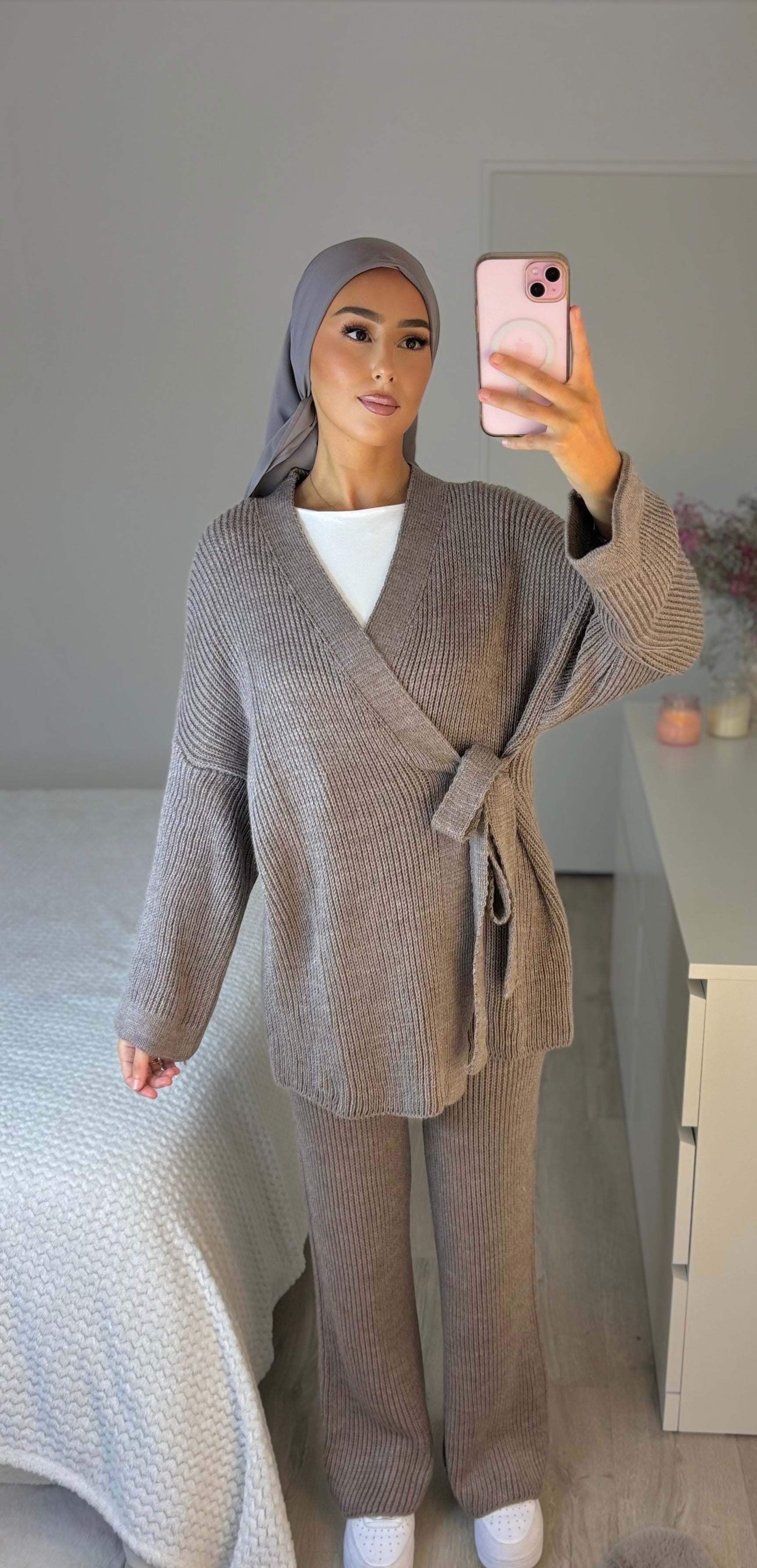 NYSSA mesh set - taupe