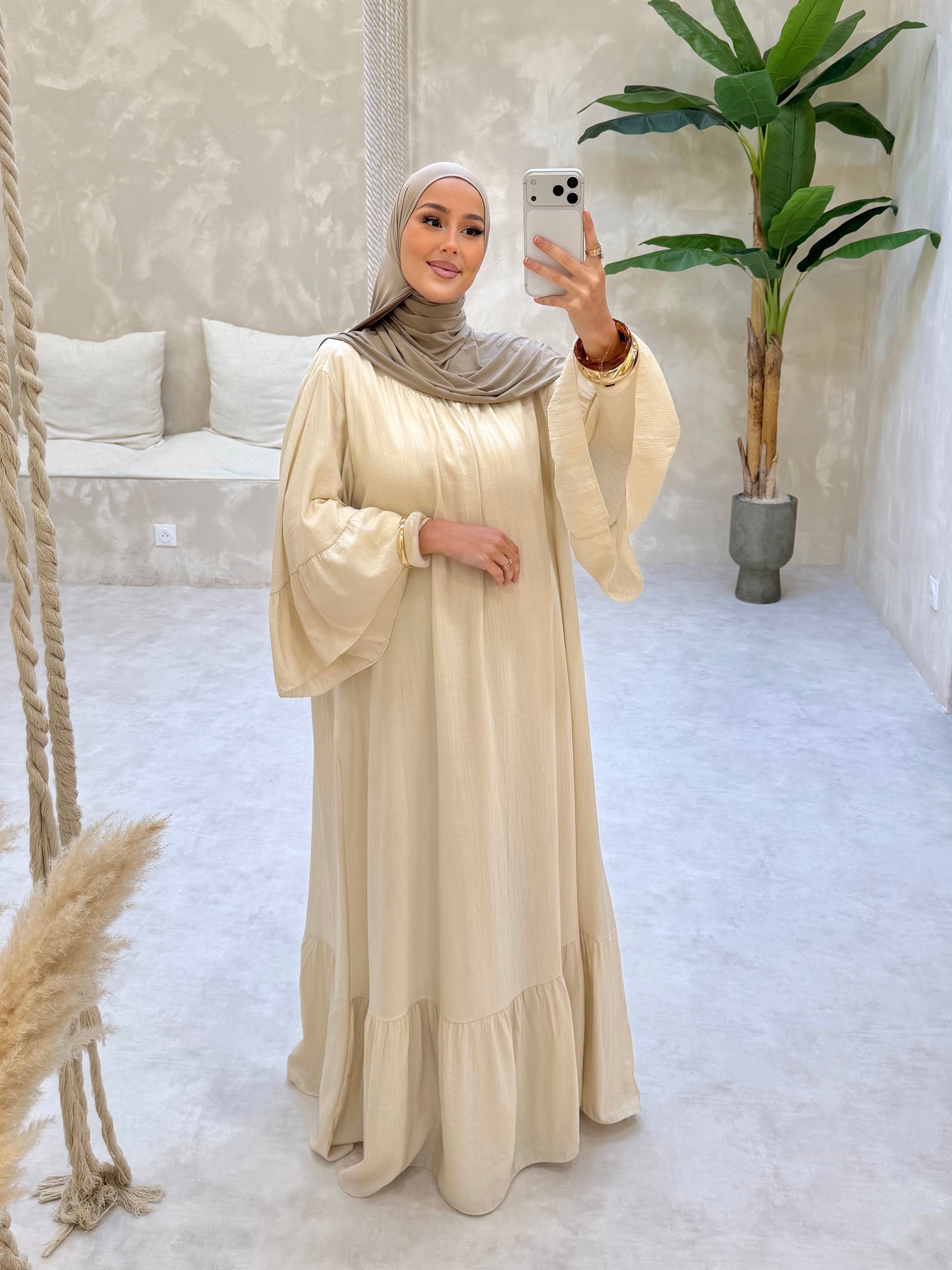 ROBE BOHÈME - Sable Crème