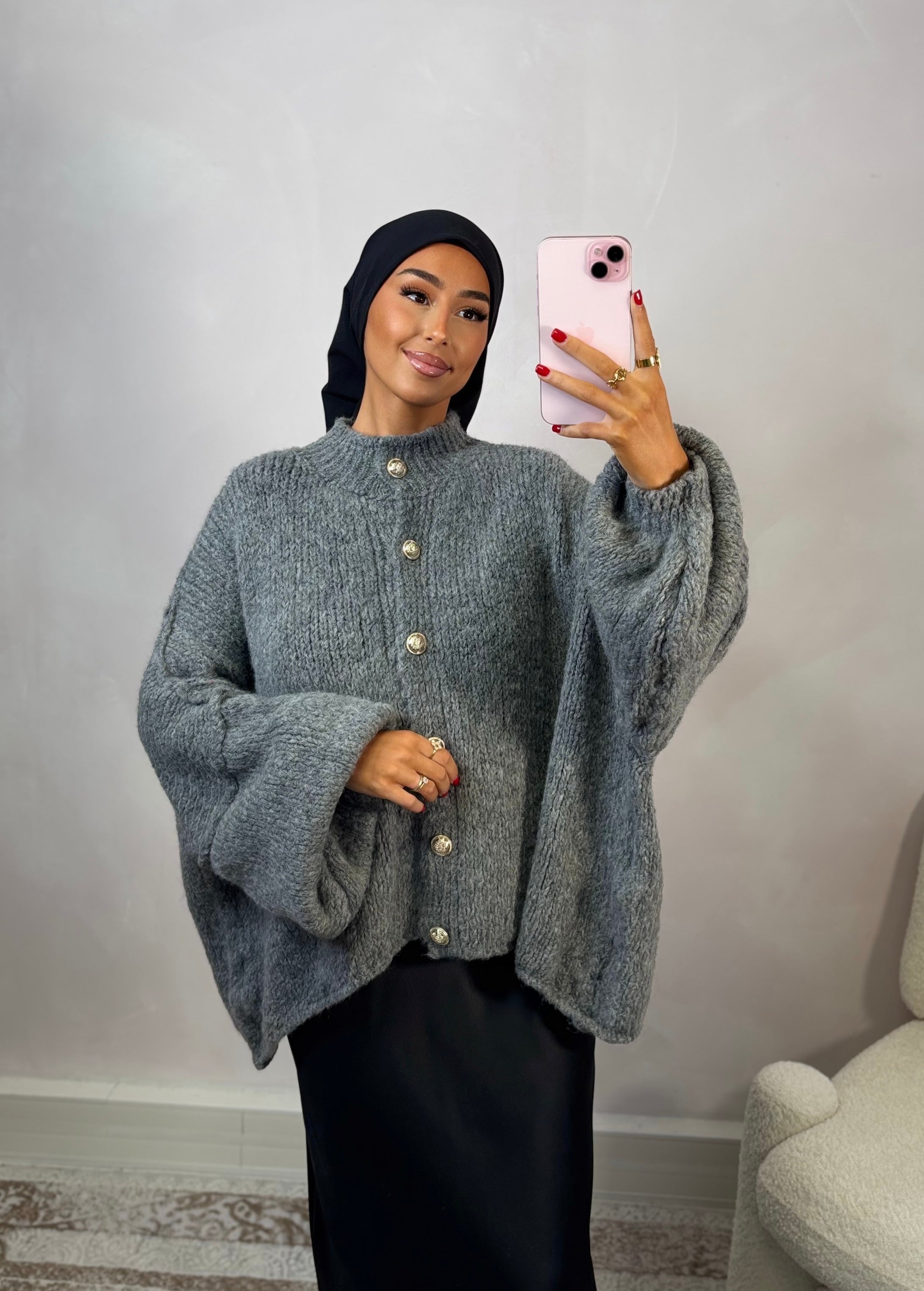 LANA cardigan - gray