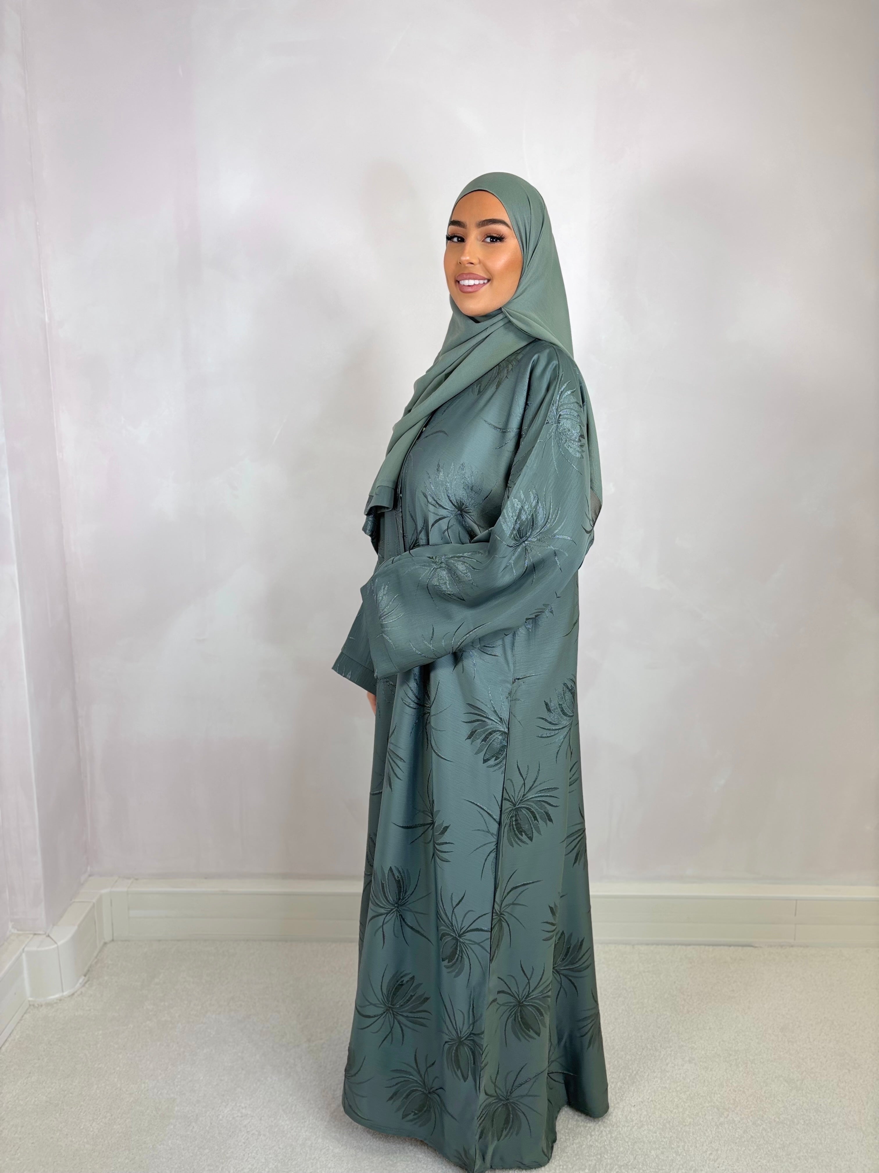 Abaya from Dubai PALMA (n23) - sea green