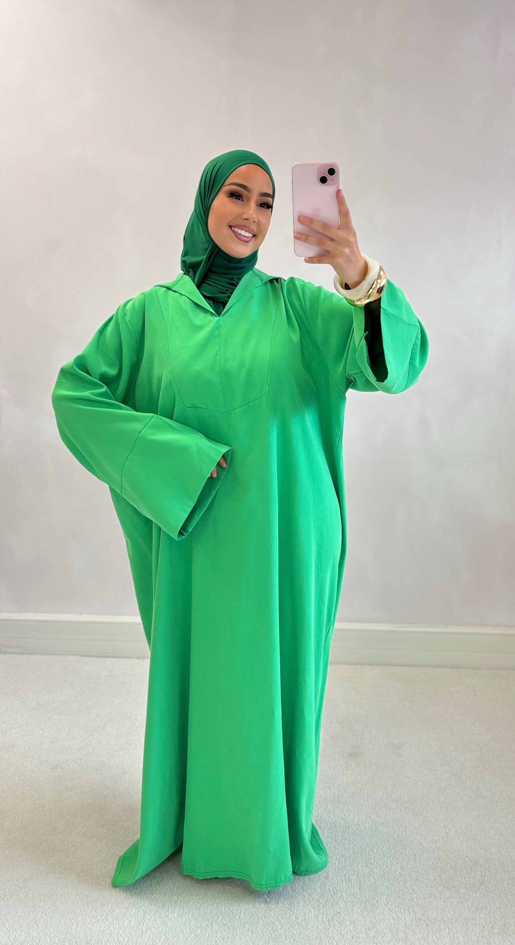Abaya SOFT - apple green
