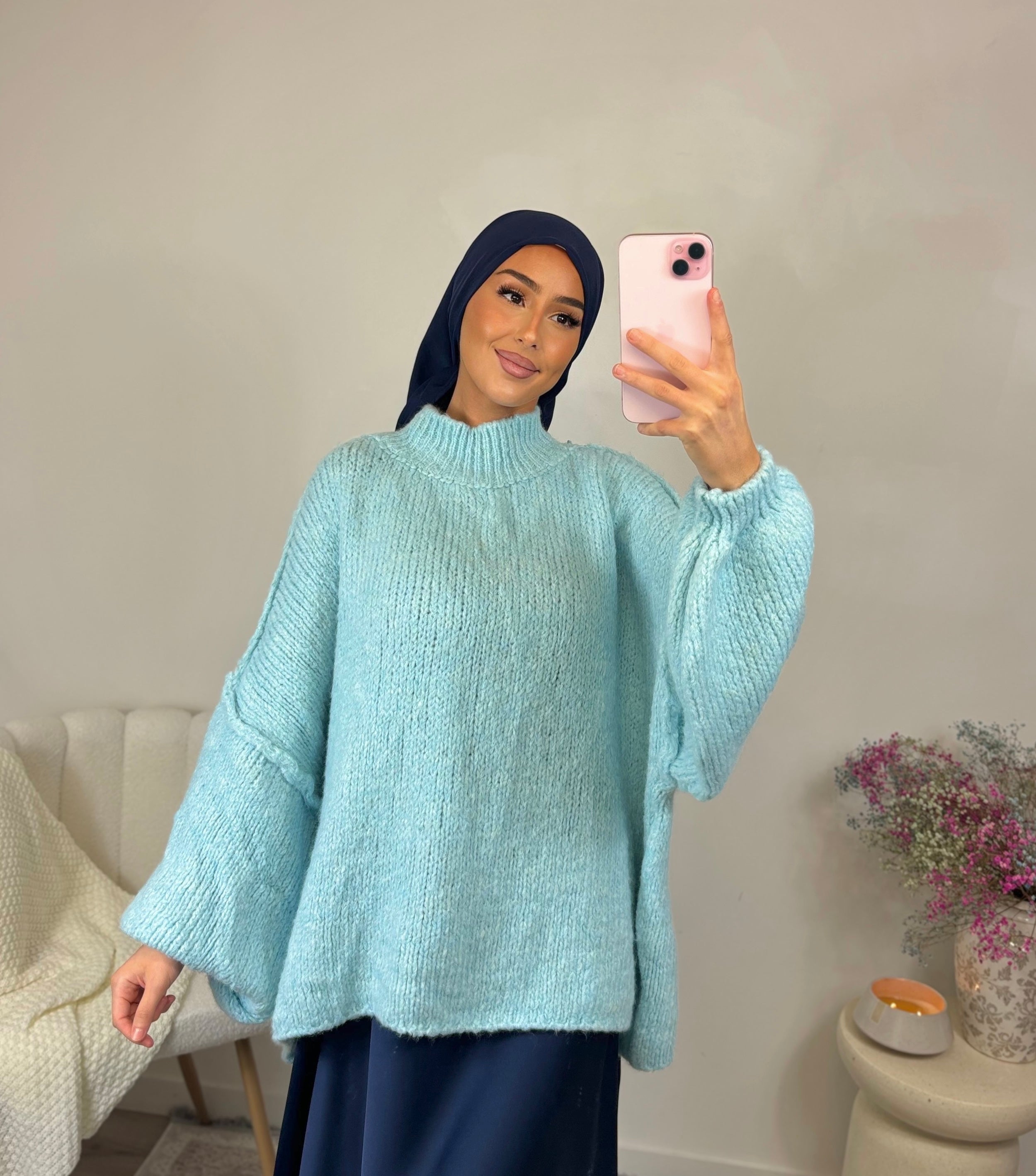 LANA sweater - baby blue