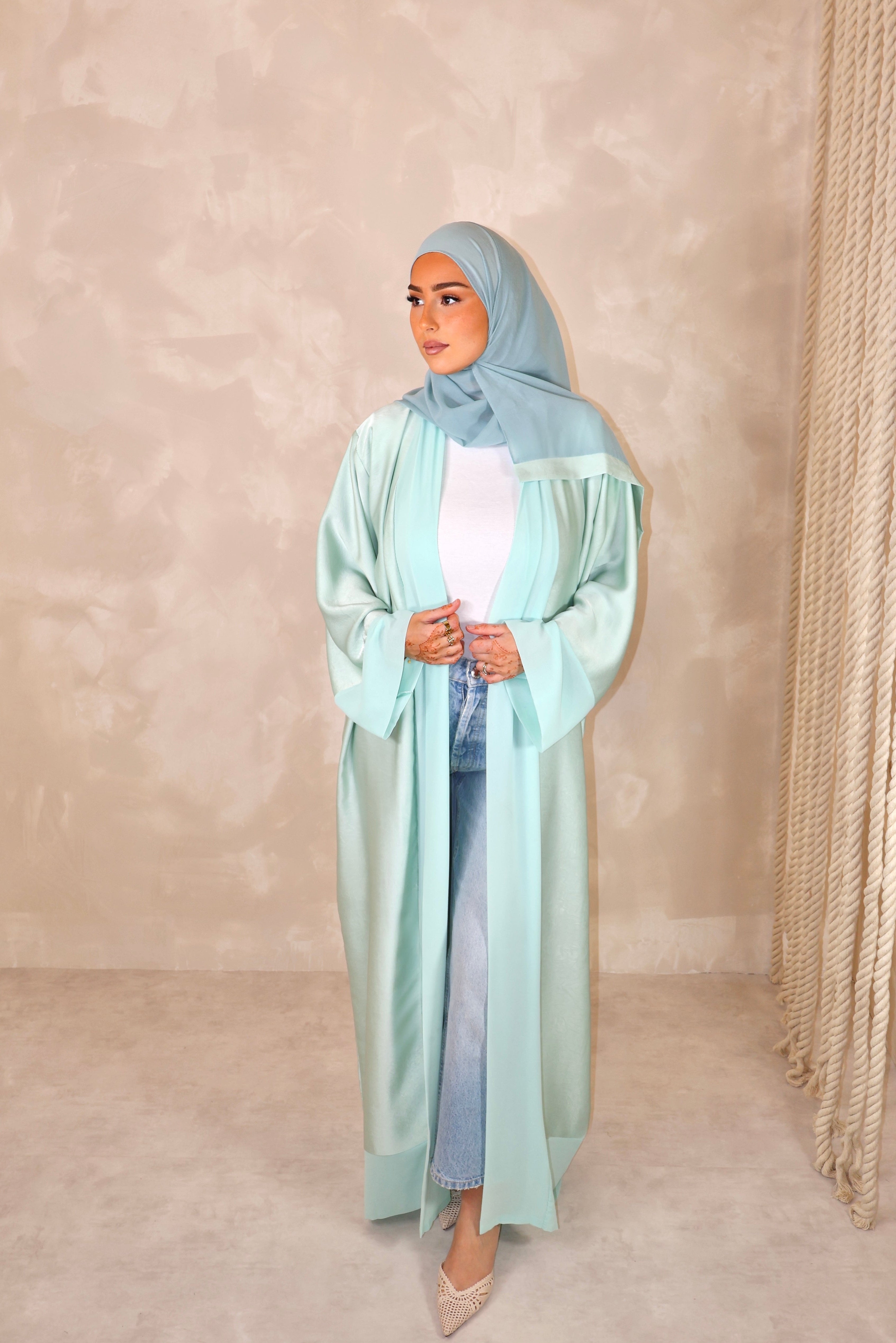 Kimono de Dubai (n96) - OPAL MENTHE