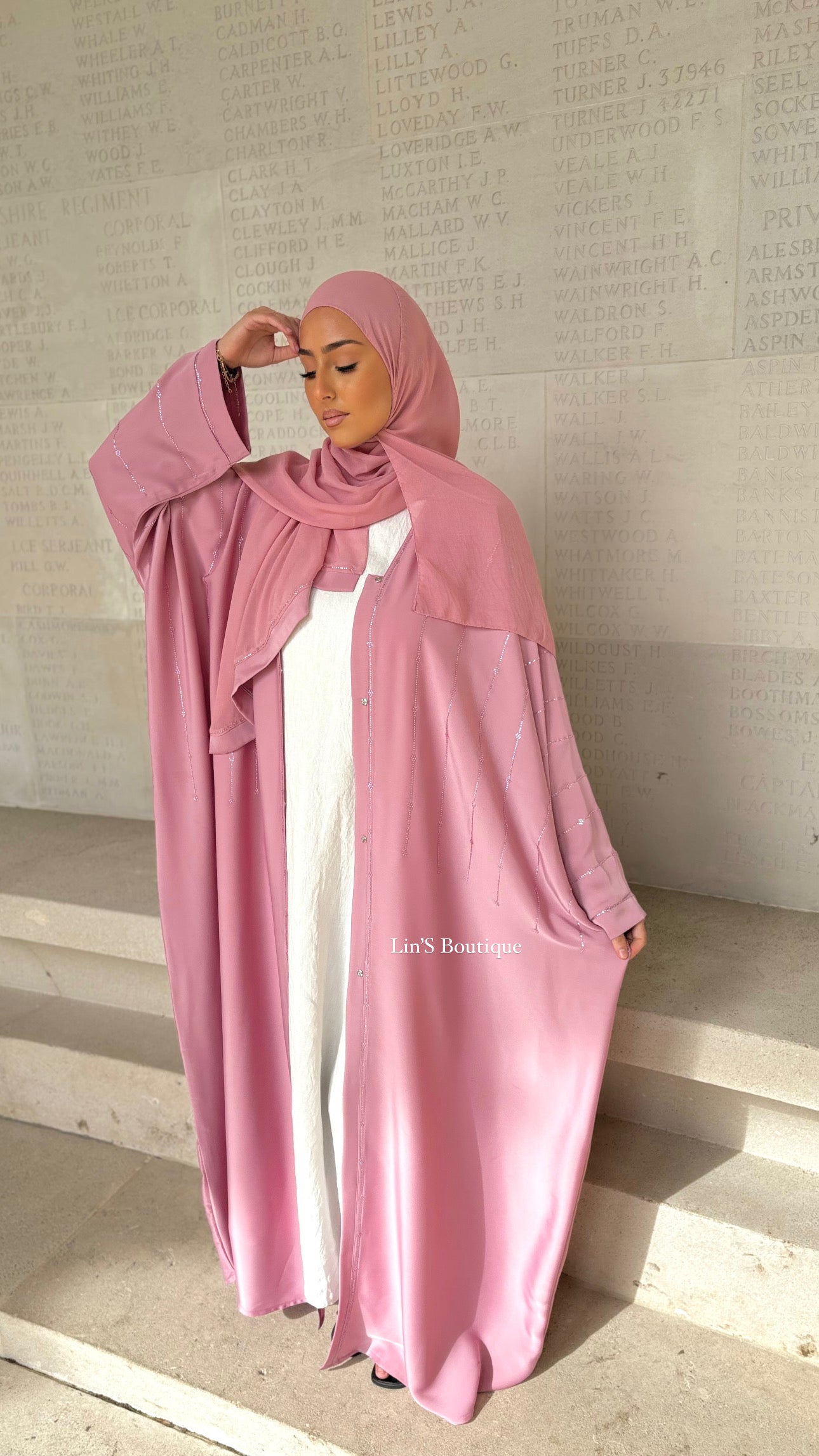 Abaya from Dubai EMIRACY - Pink