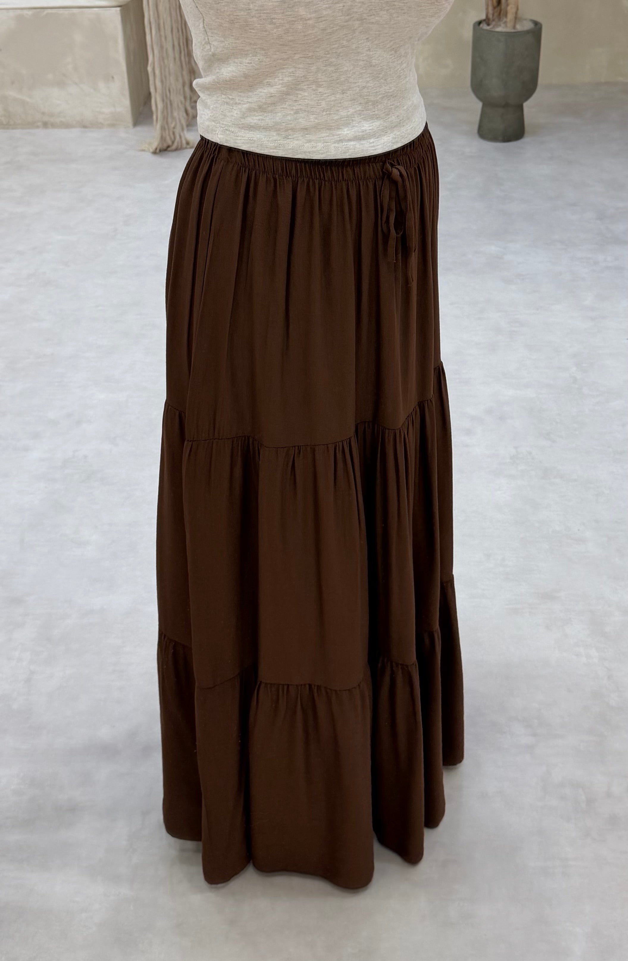 Jupe BOHÈME - Dark Brown