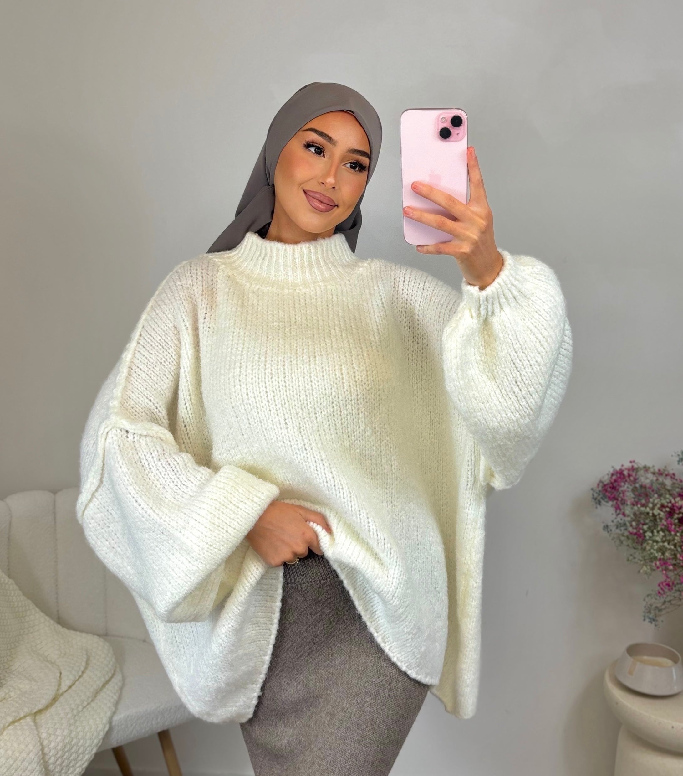 LANA sweater - white