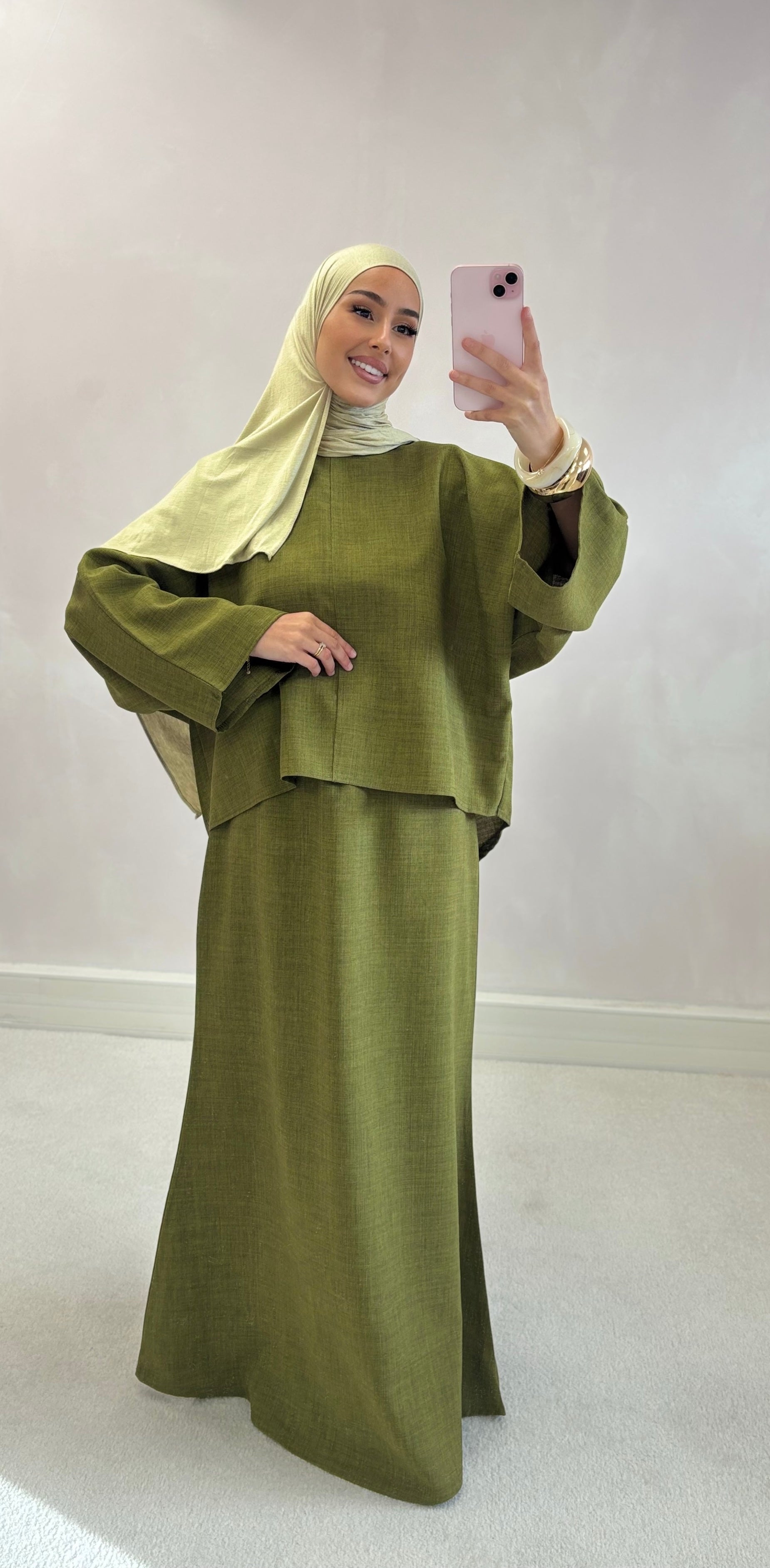 Kamila Set - Dark Olive Green