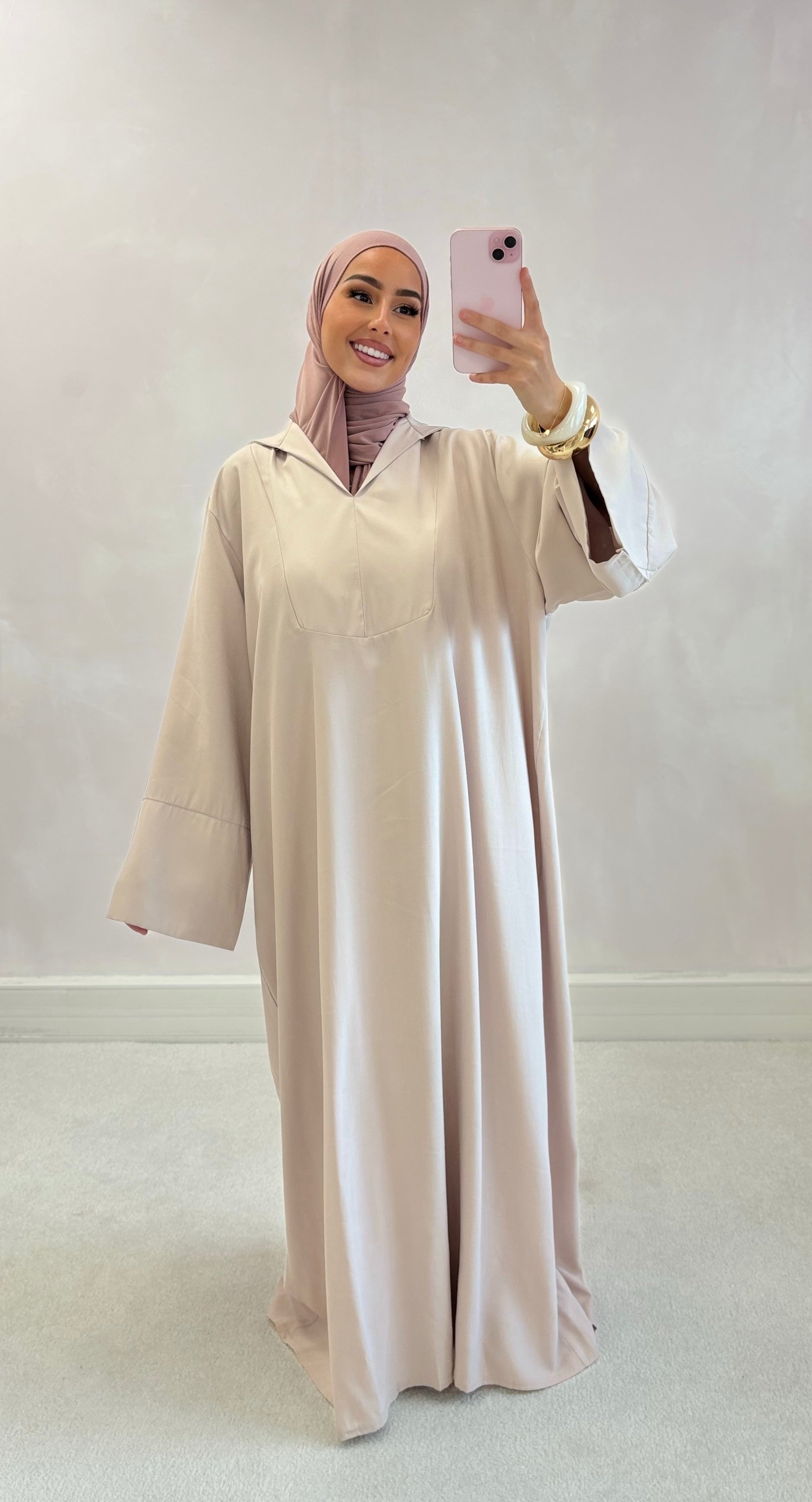 Abaya SOFT - Greige