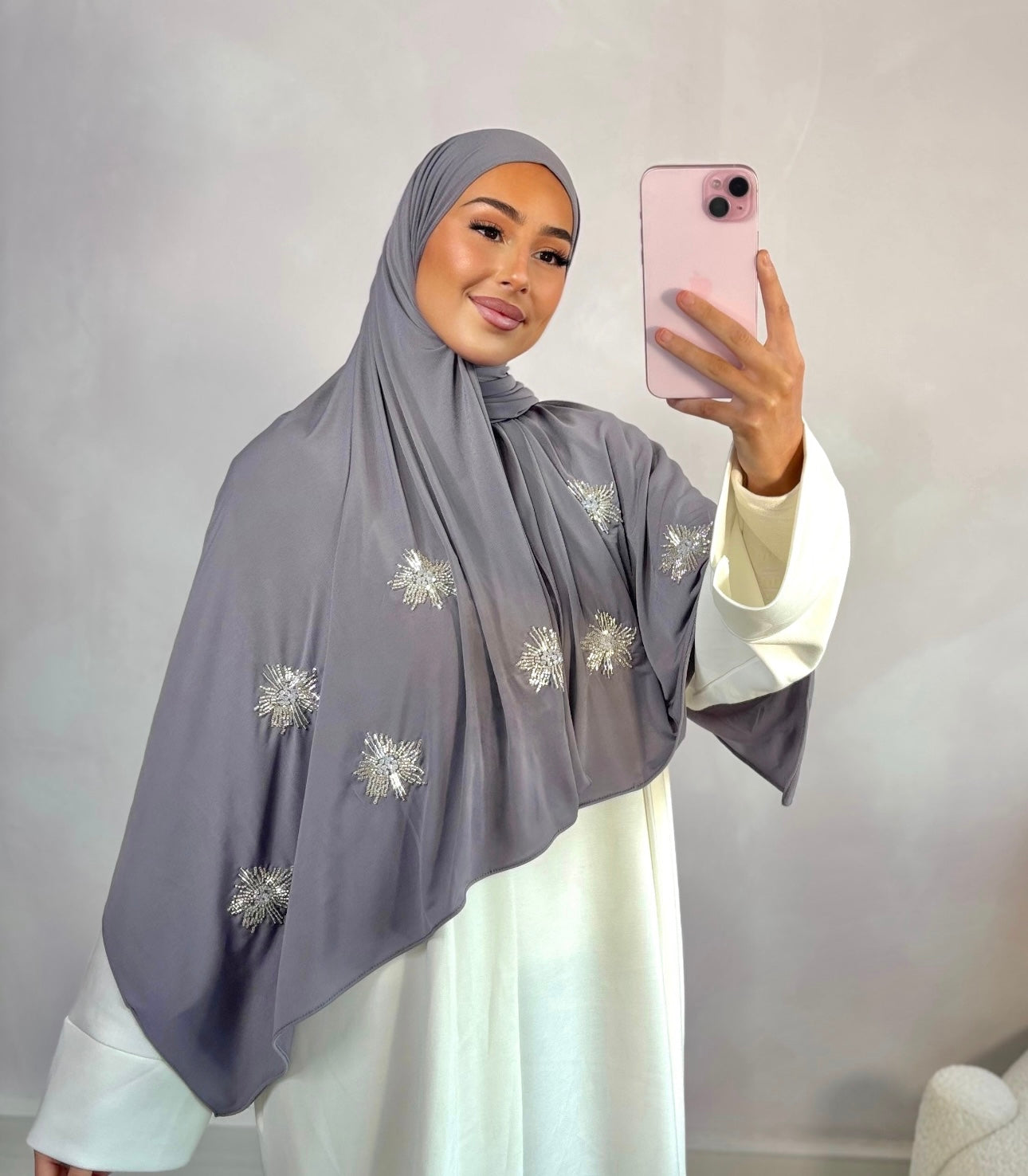 Jersey Premium de Luxe SEDEF perlé - Grey