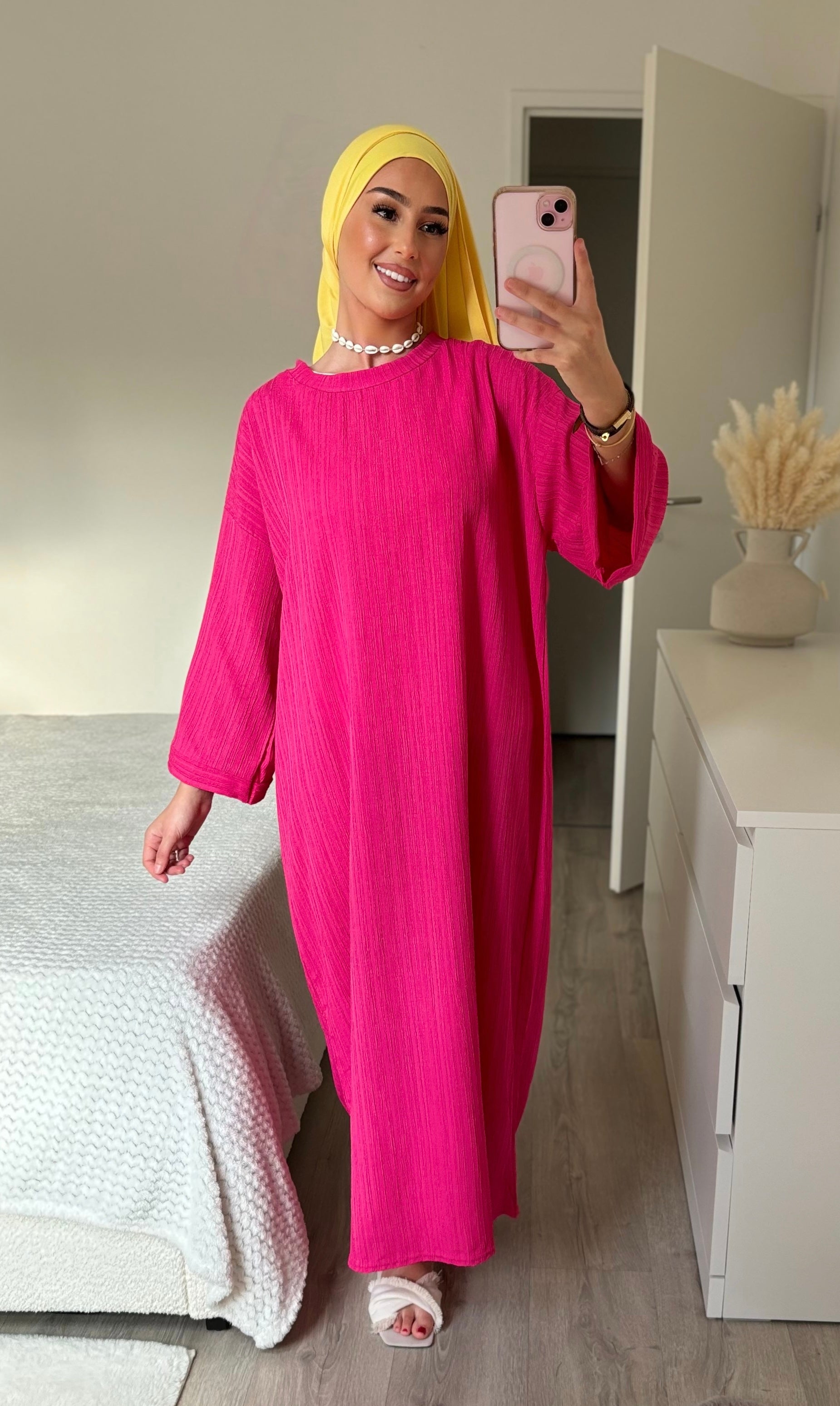 MILLA Kleid - Fuchsie