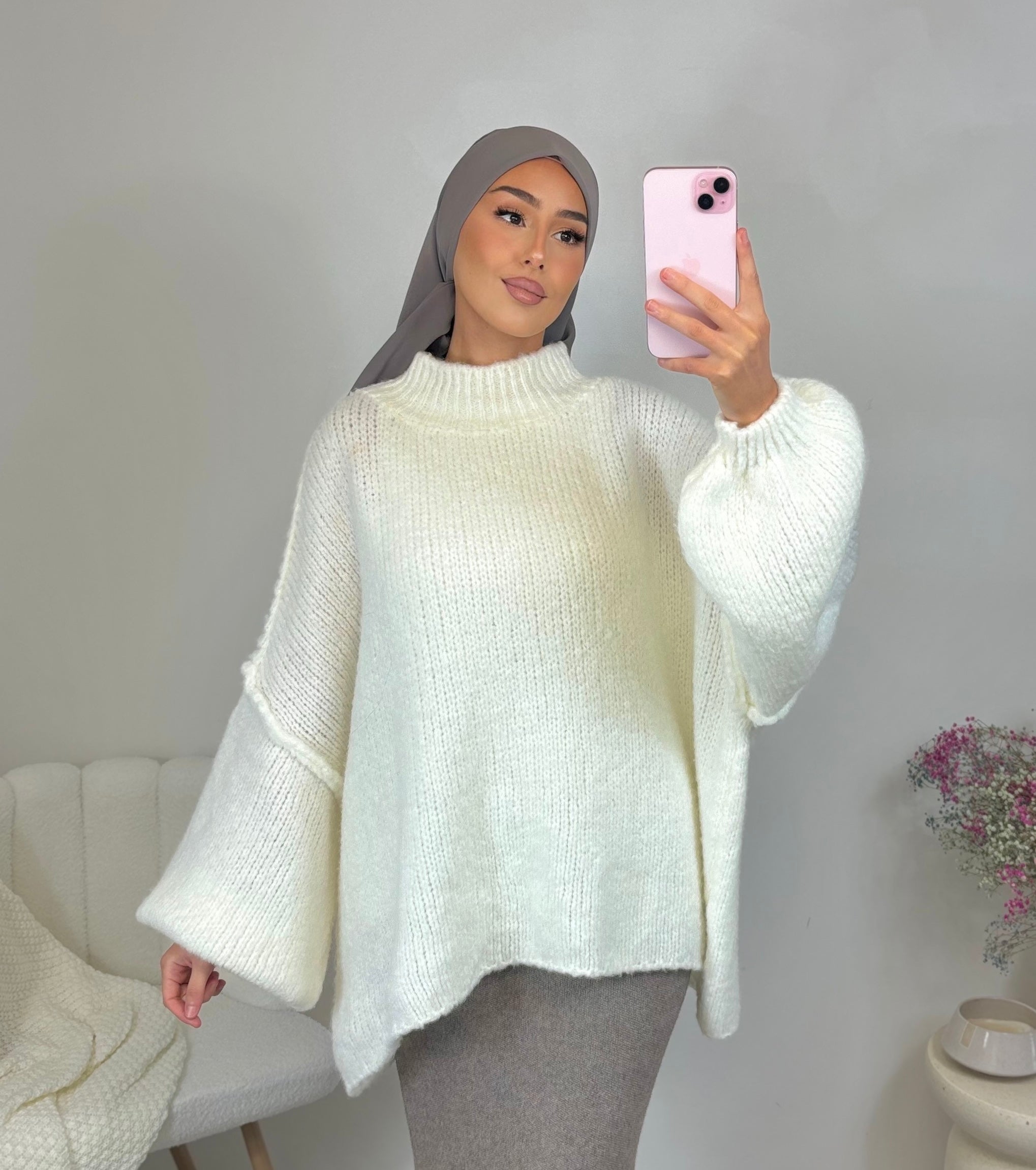 LANA sweater - white