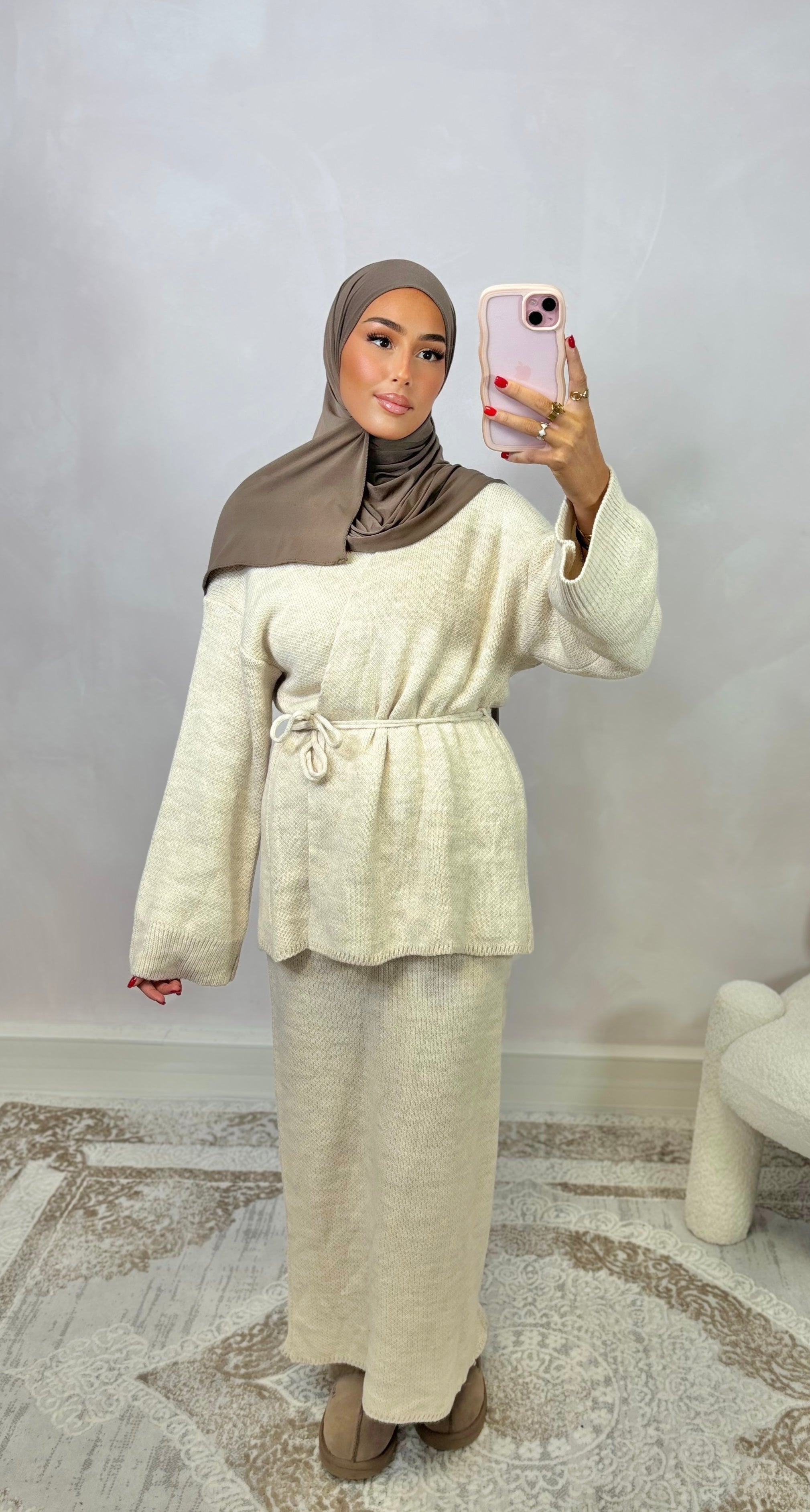 NAHIA set - cream