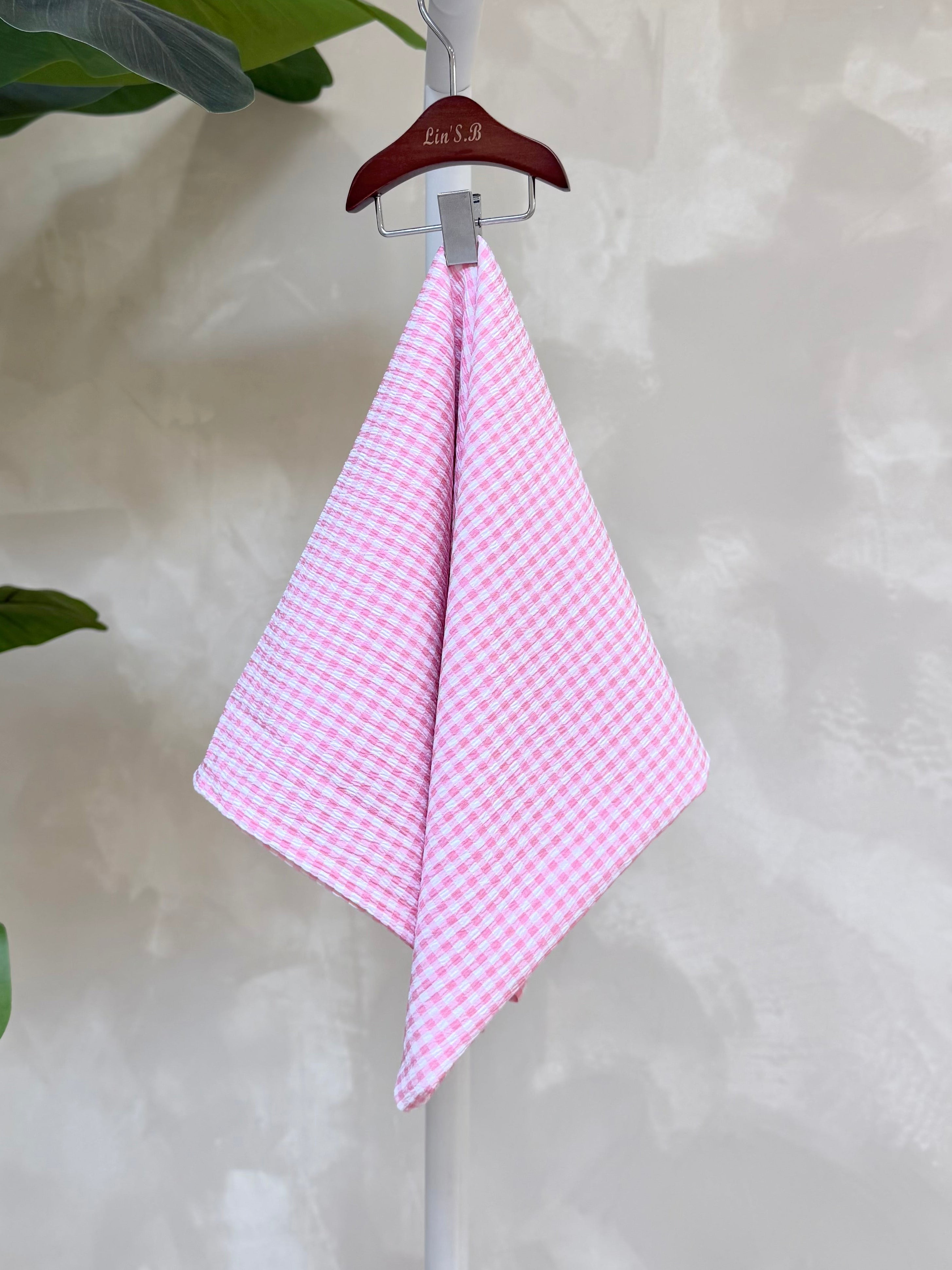 Carré VICHY - baby pink