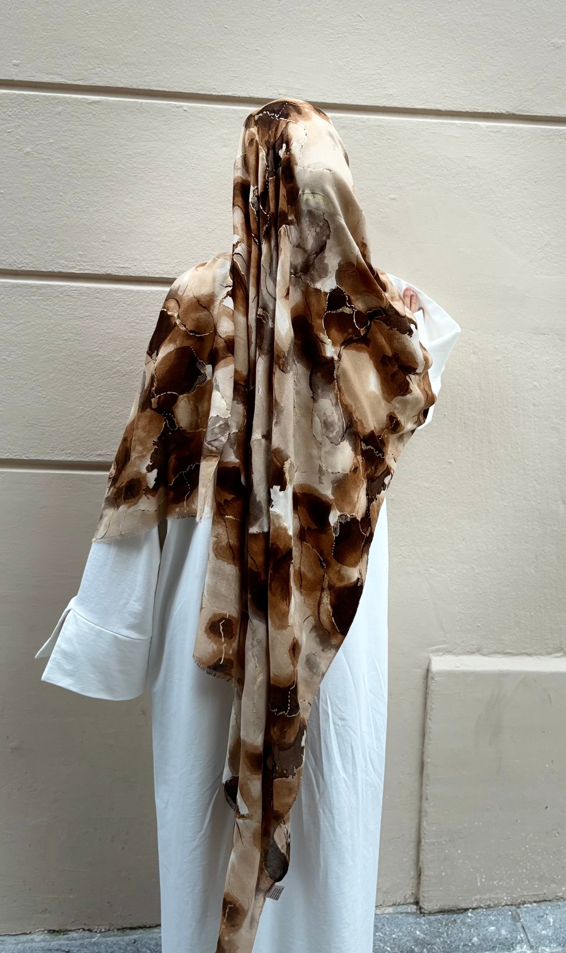 Tie and Die Schleier - Goldenes Karamell
