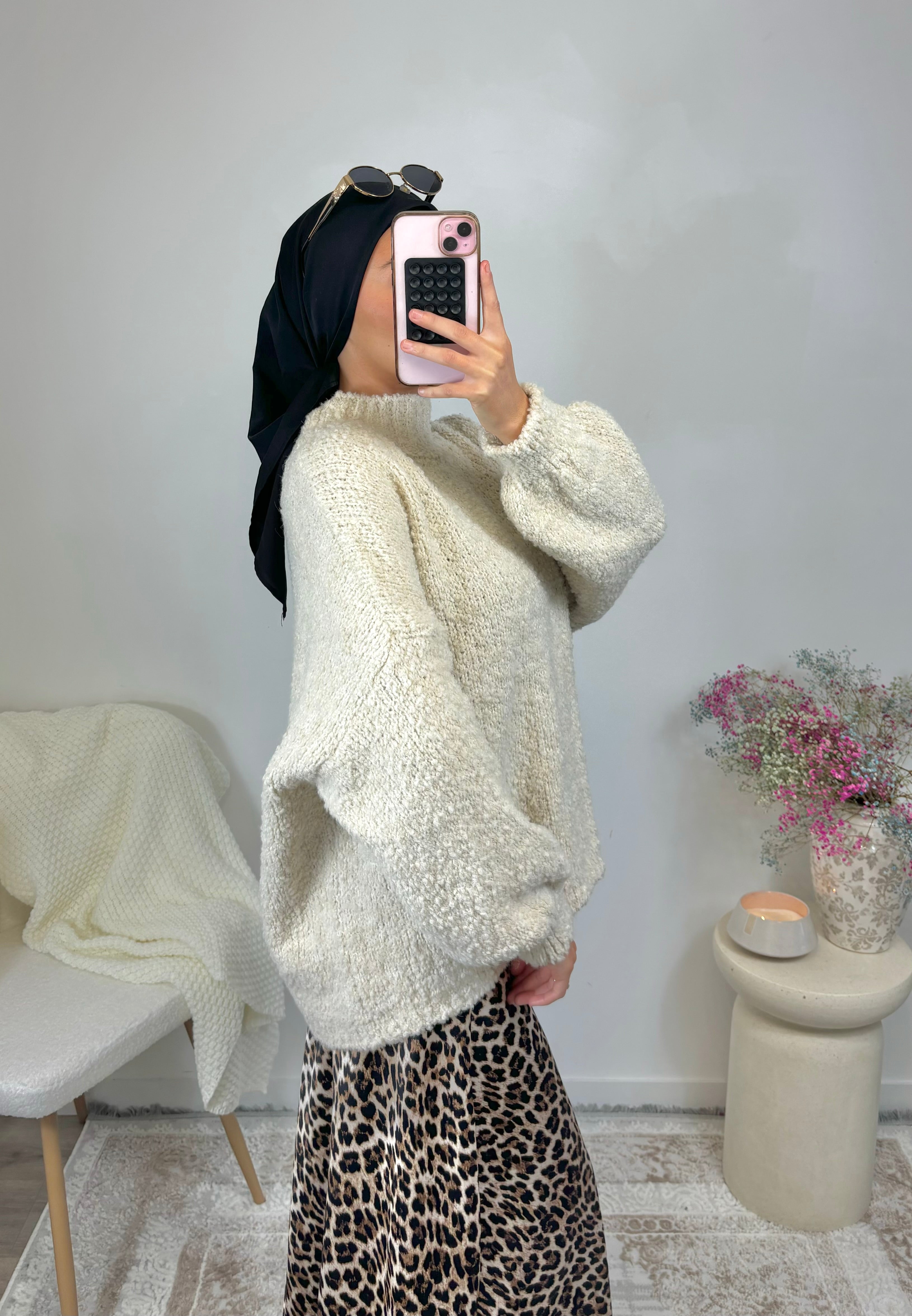 TEDDY sweater - cream