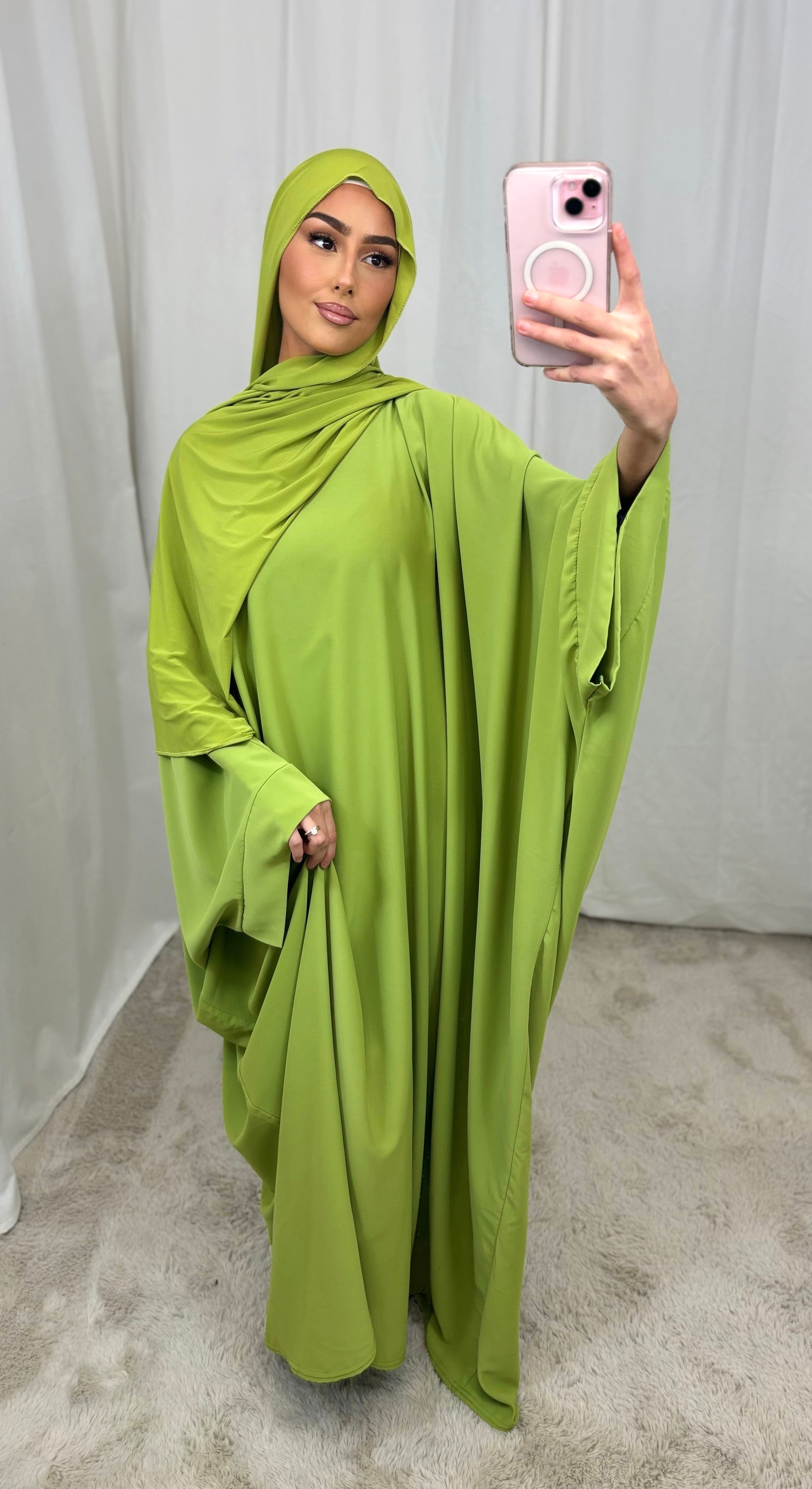 Abaya FARACHA - Olive green