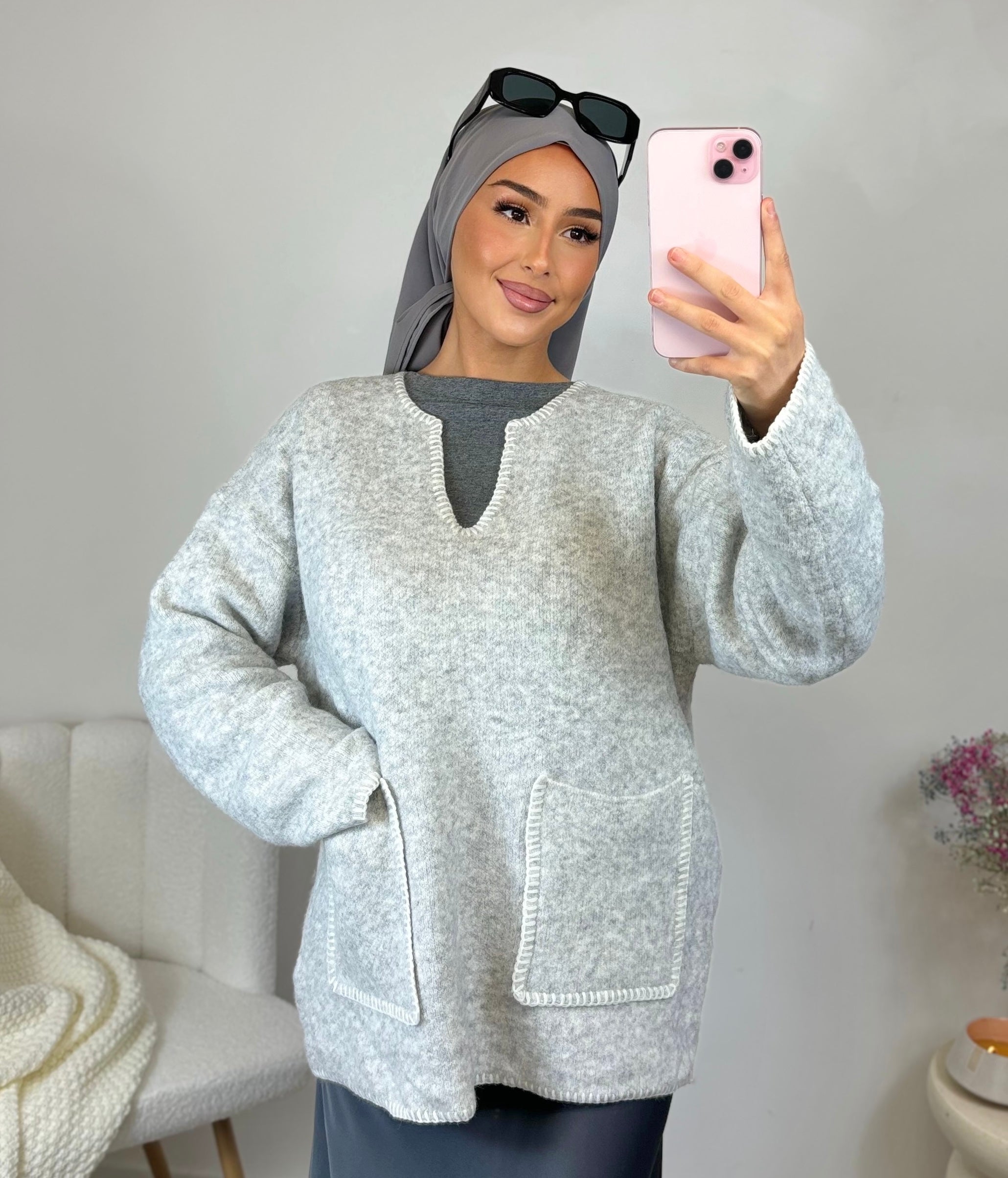 Cuties sweater - grey