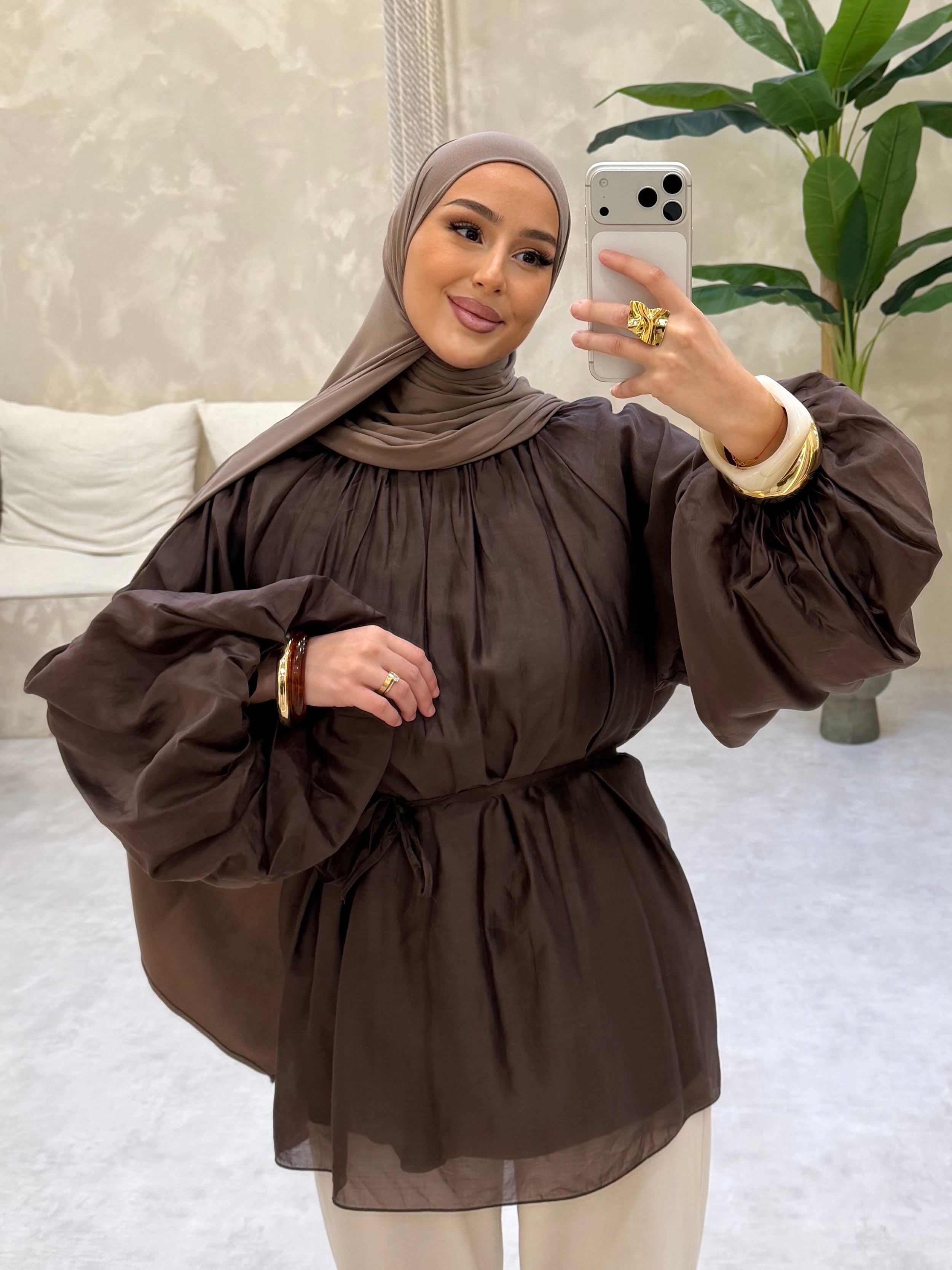 Chemisier MEYA - Brown