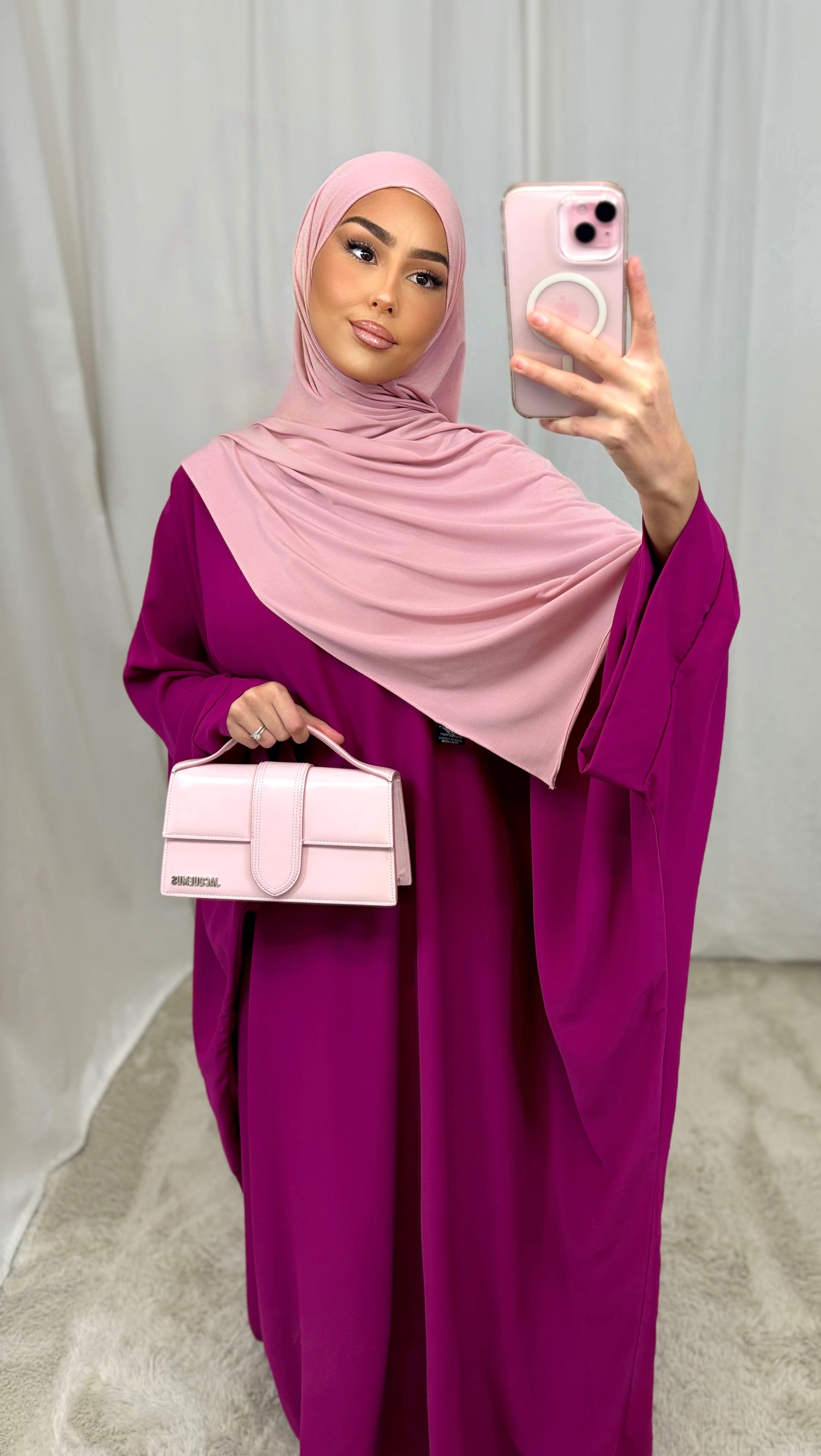 Abaya FARACHA - FUSHIA