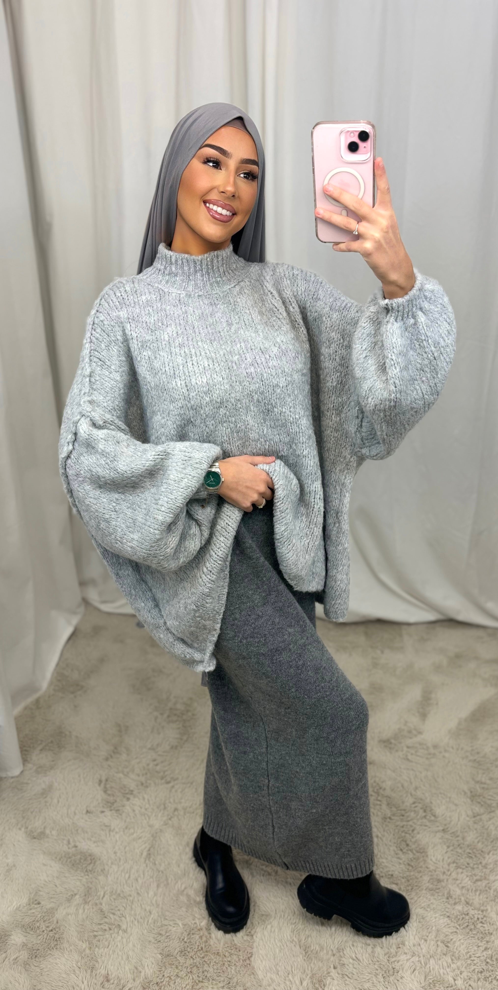 LANA sweater - baby grey