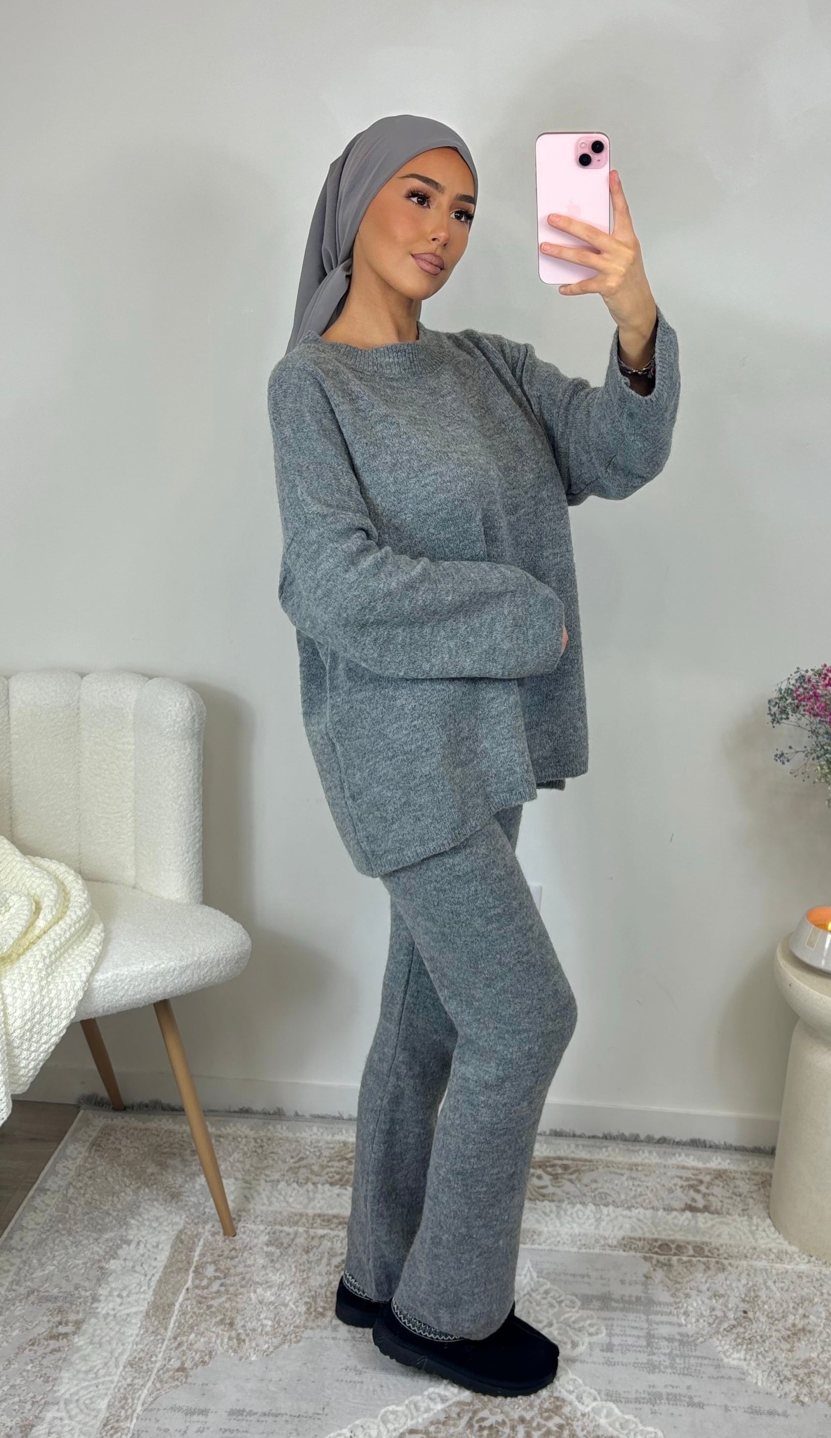 Knitwear set - gray