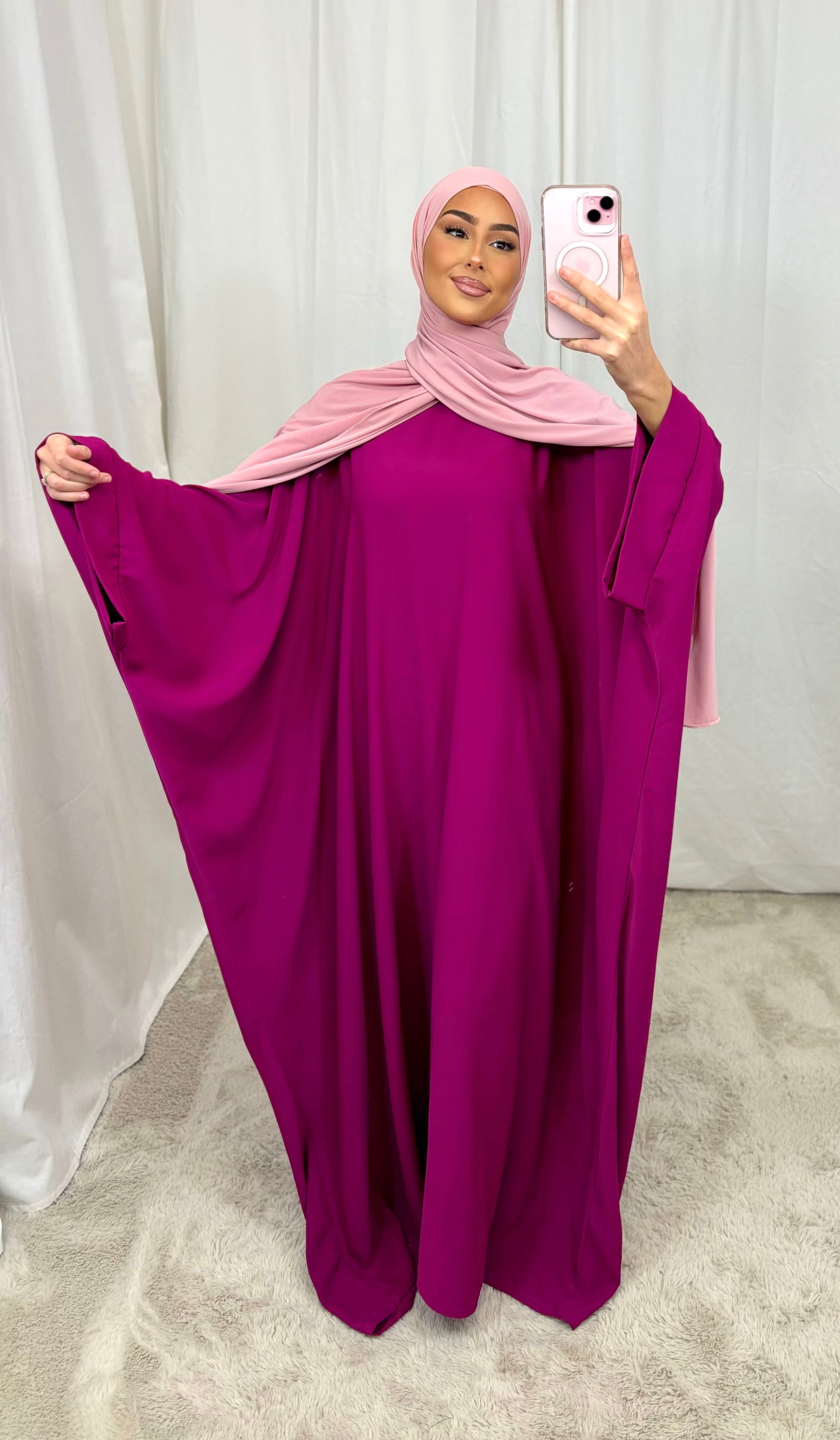 Abaya FARACHA - FUSHIA