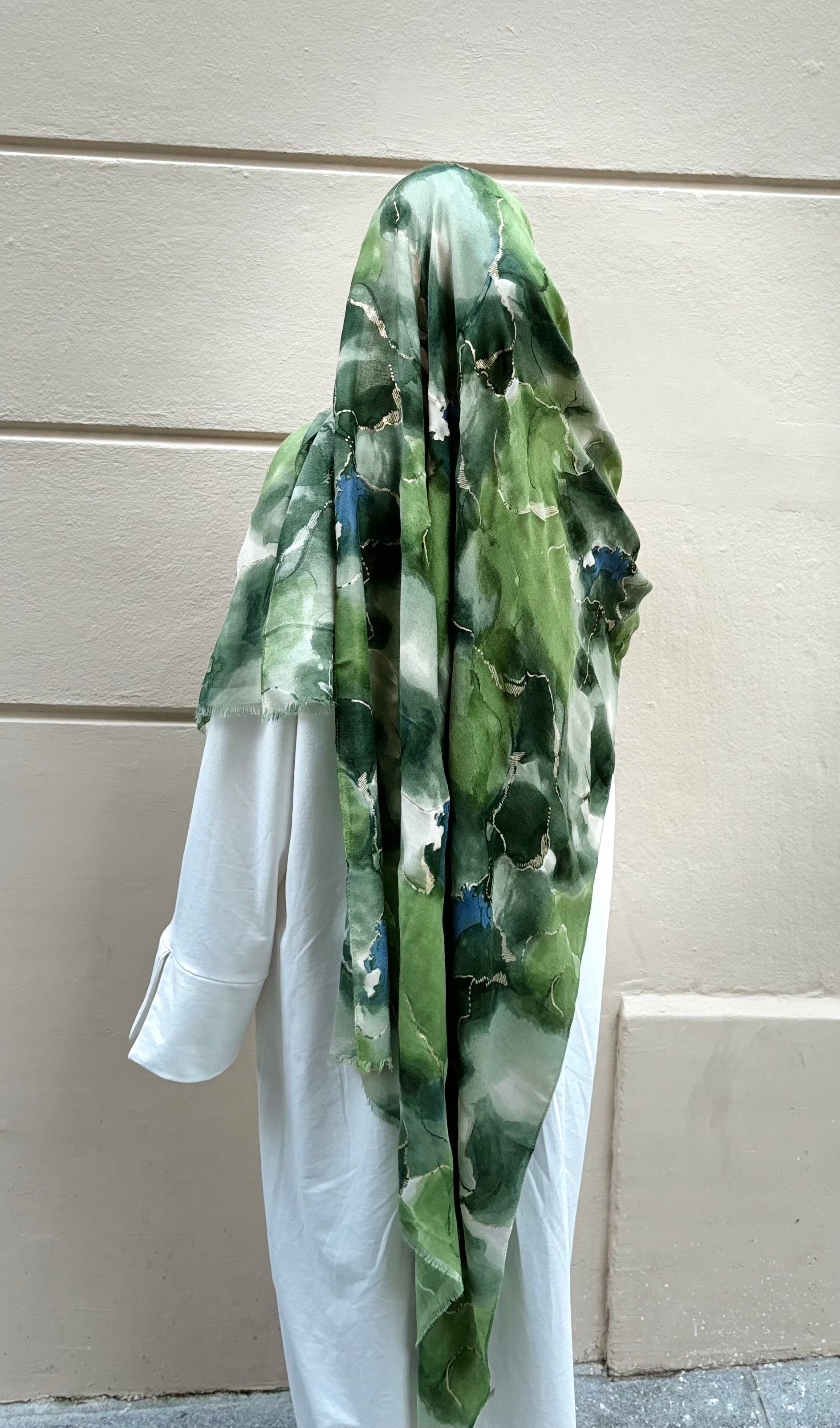 Tie and Die Schleier - Mystic Green