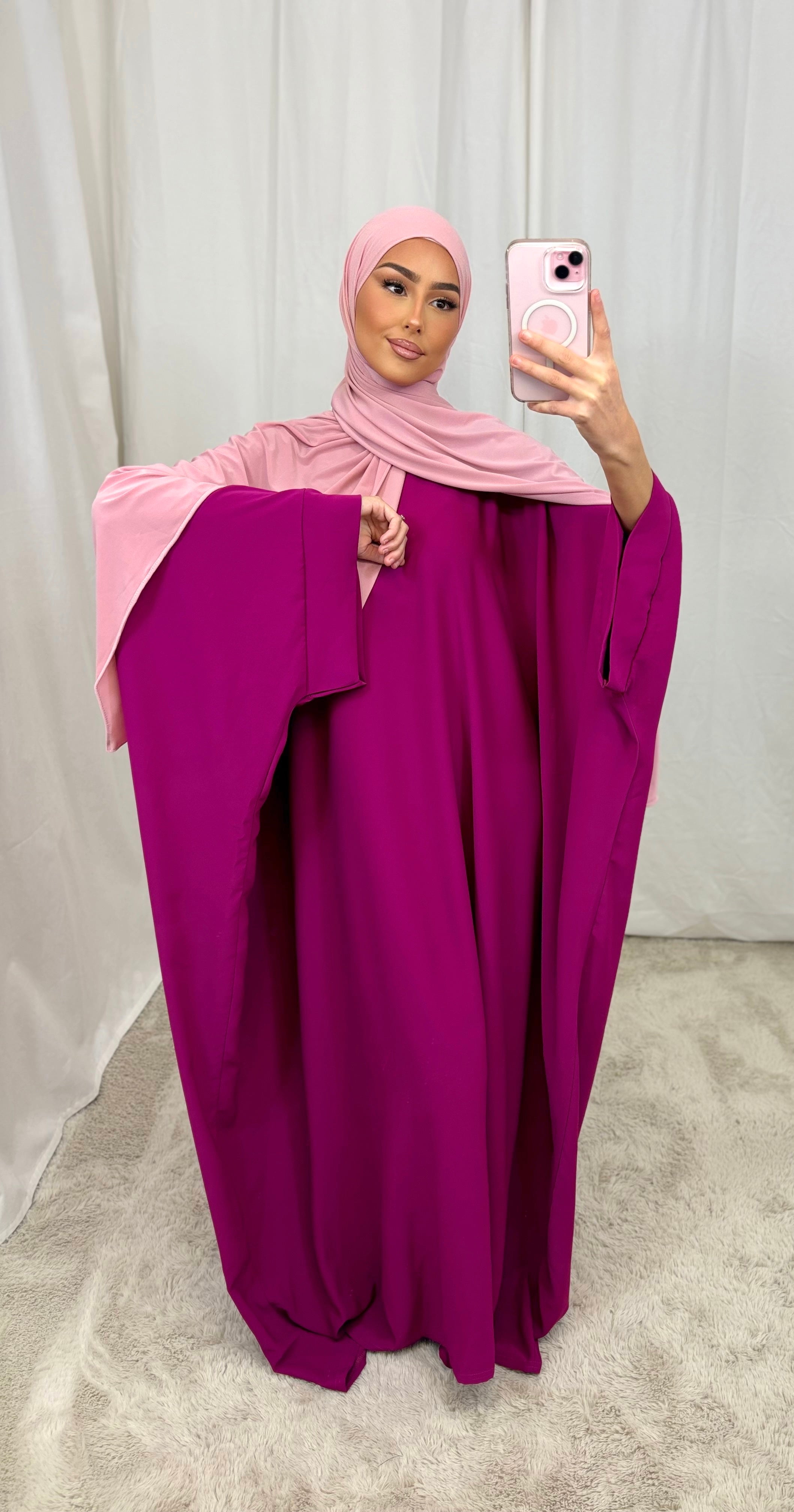 Abaya FARACHA - FUSHIA
