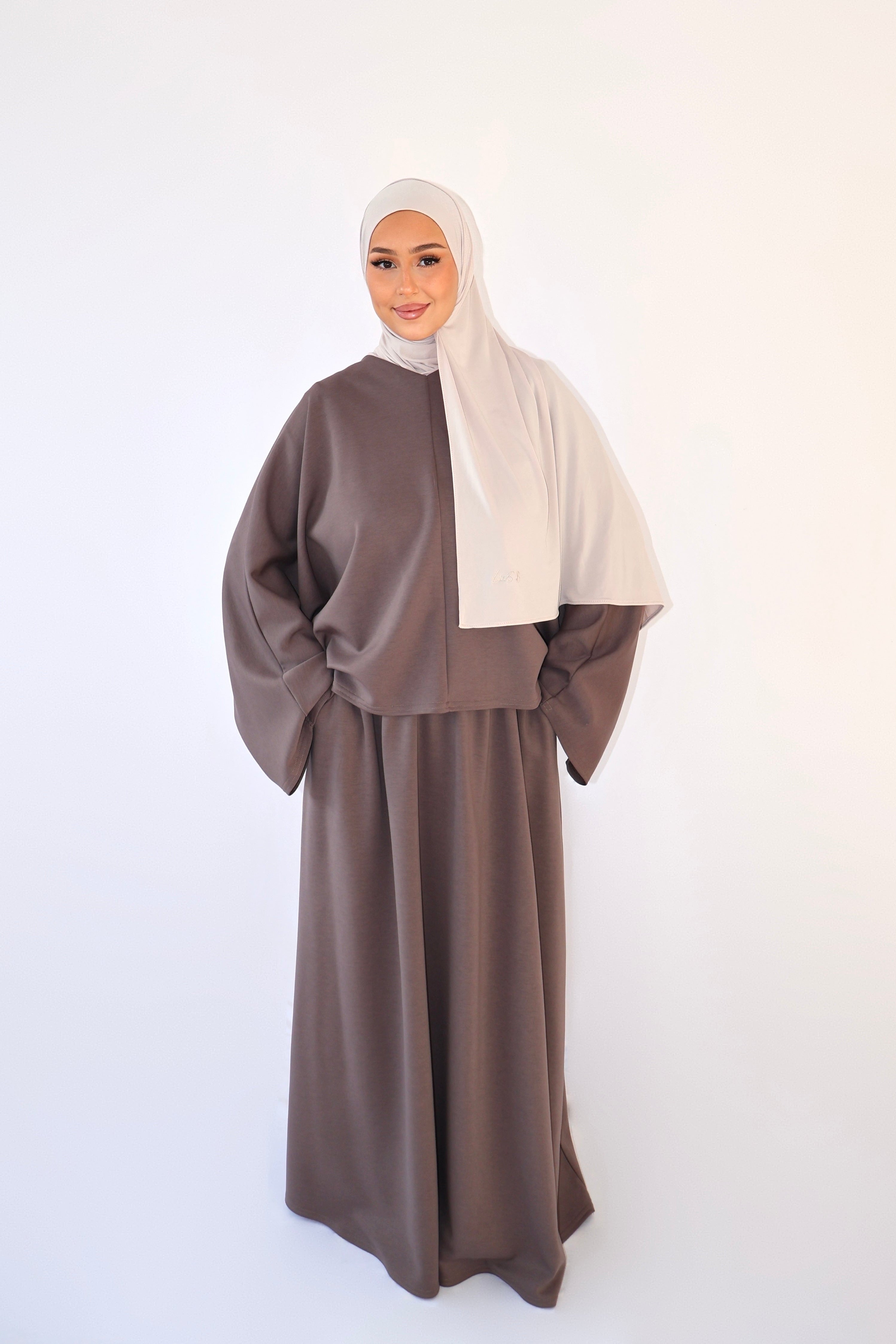 ensemble SWEAT KAMILA - TAUPE FONCÉ
