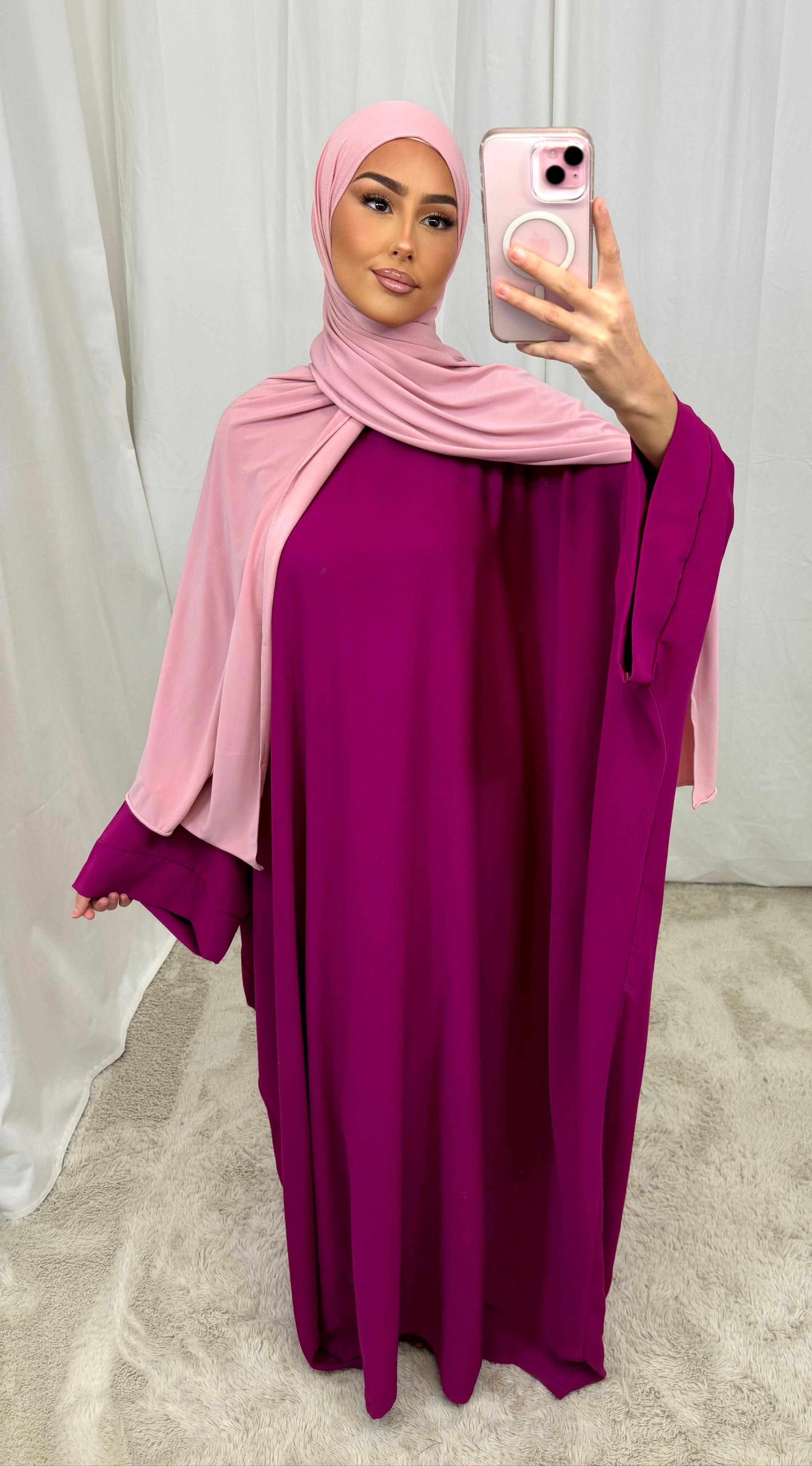 Abaya FARACHA - FUSHIA