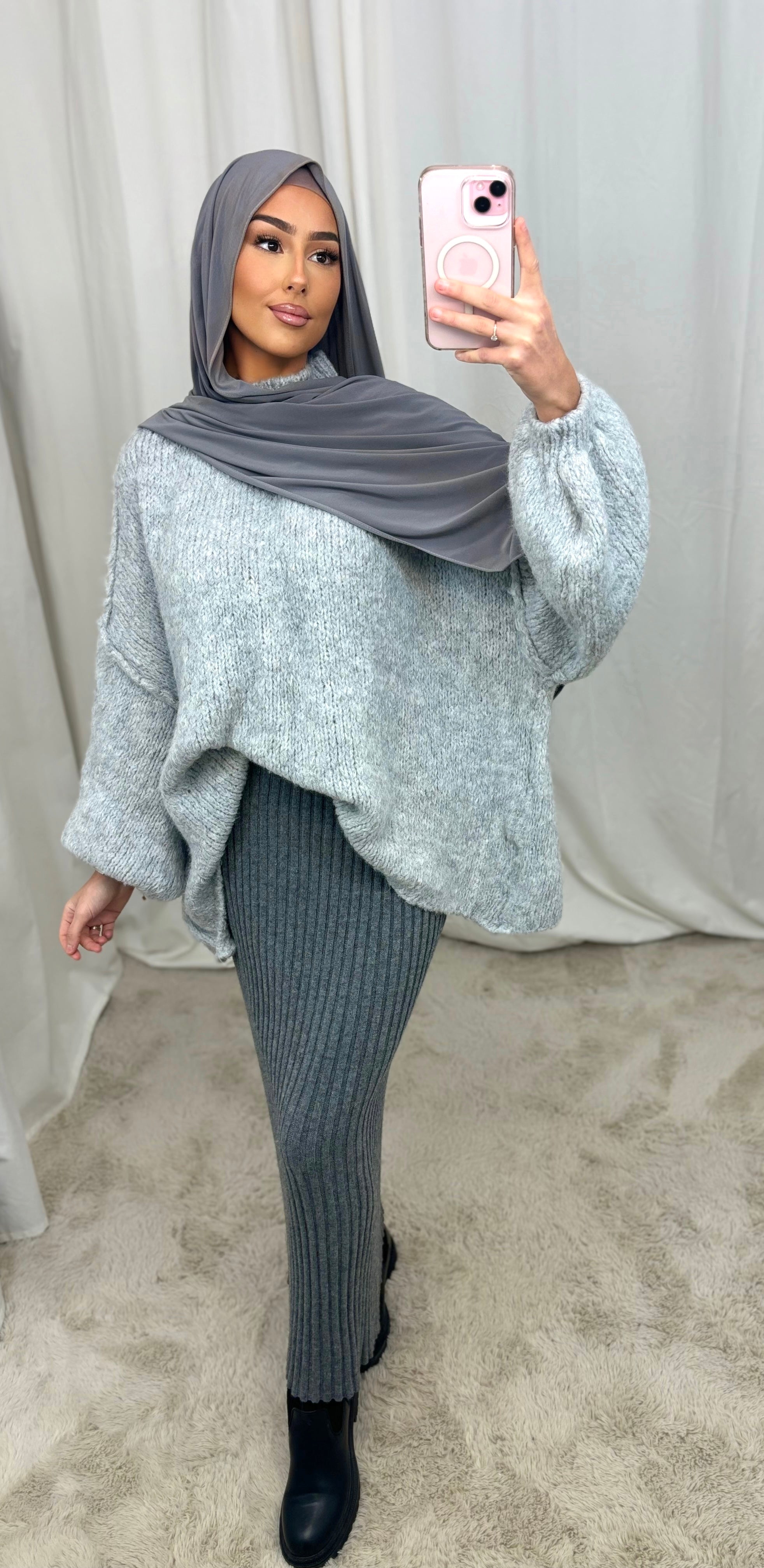 LANA sweater - baby grey