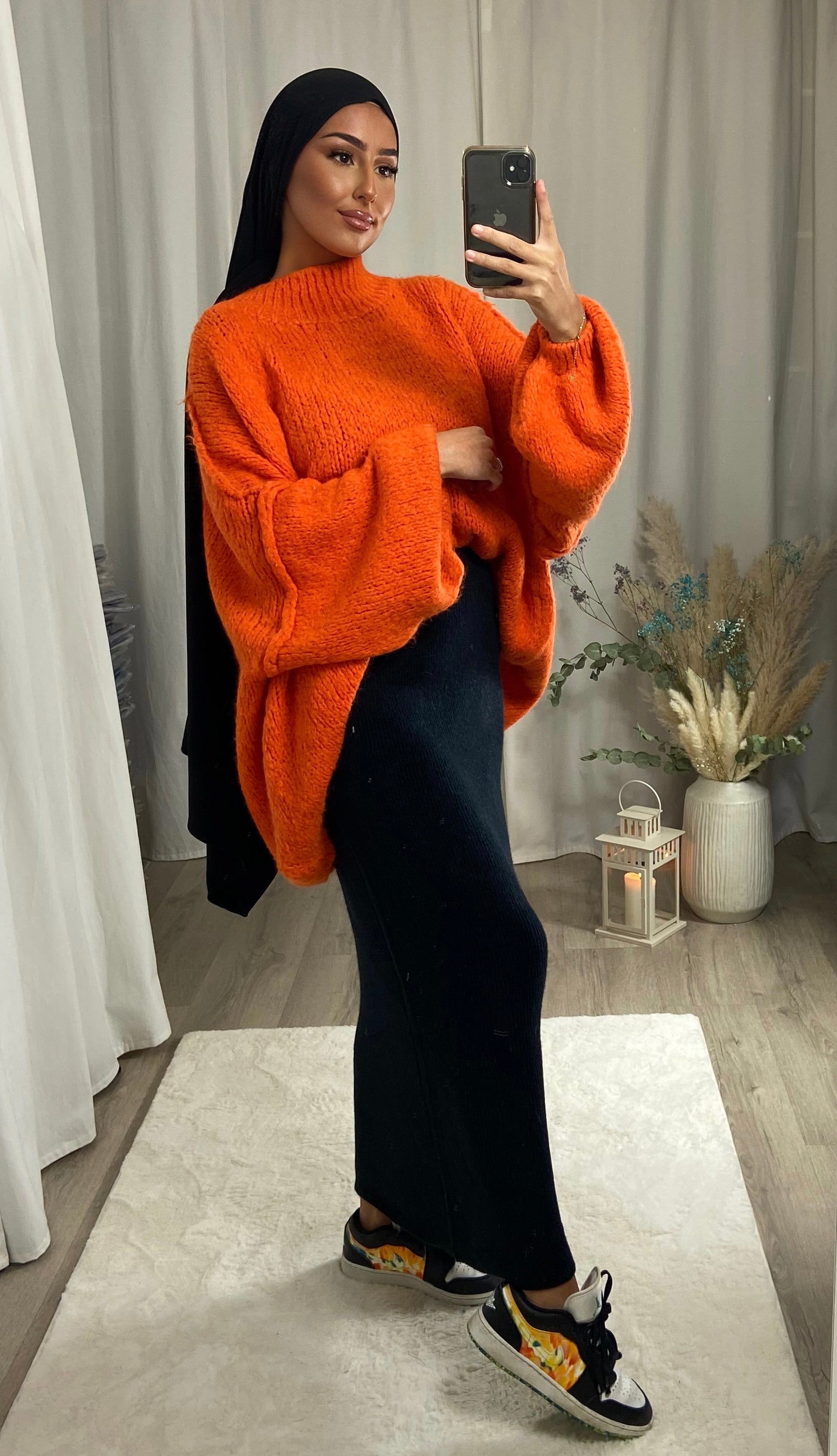 LANA sweater - ORANGE HERMÈS