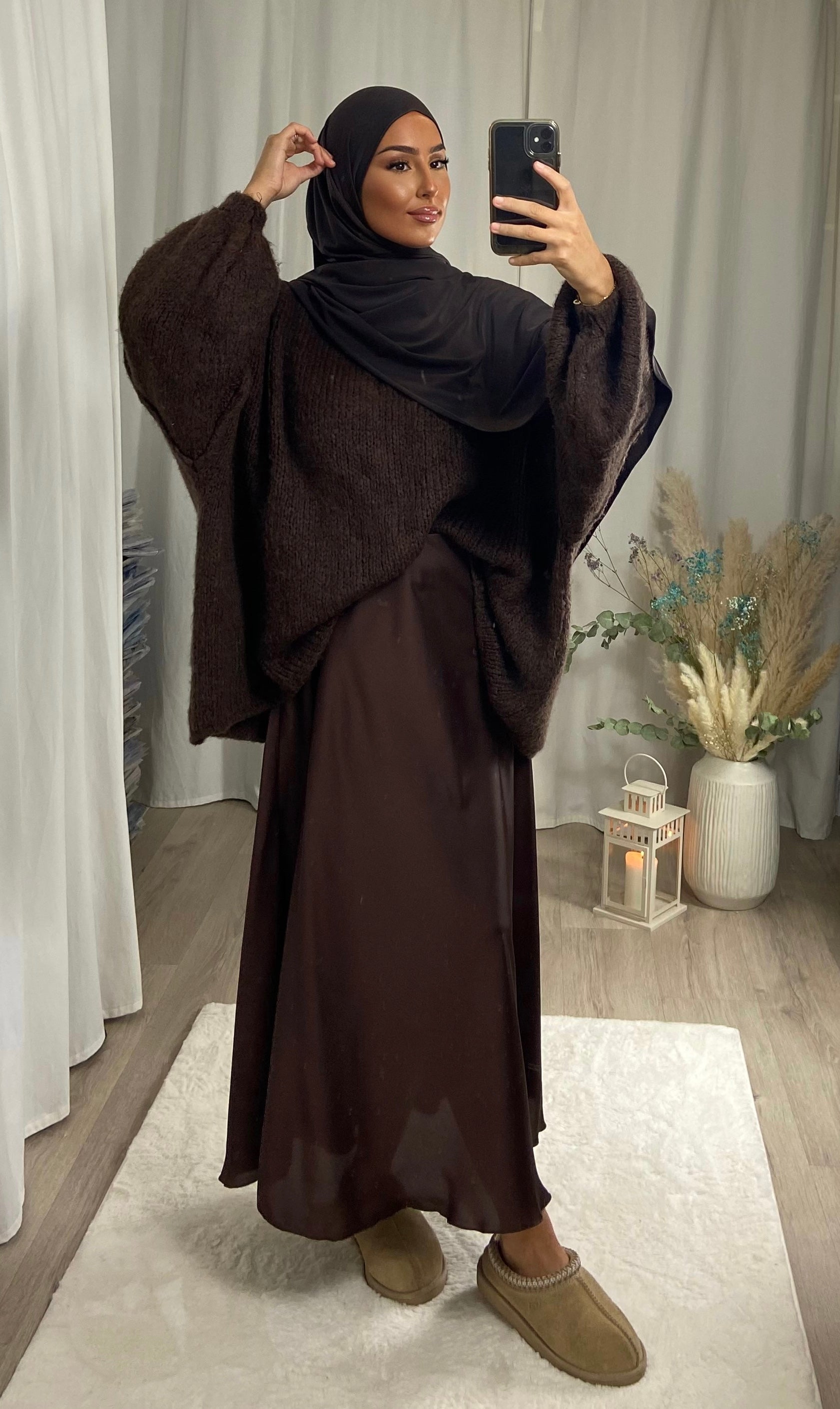 LANA sweater - BROWN