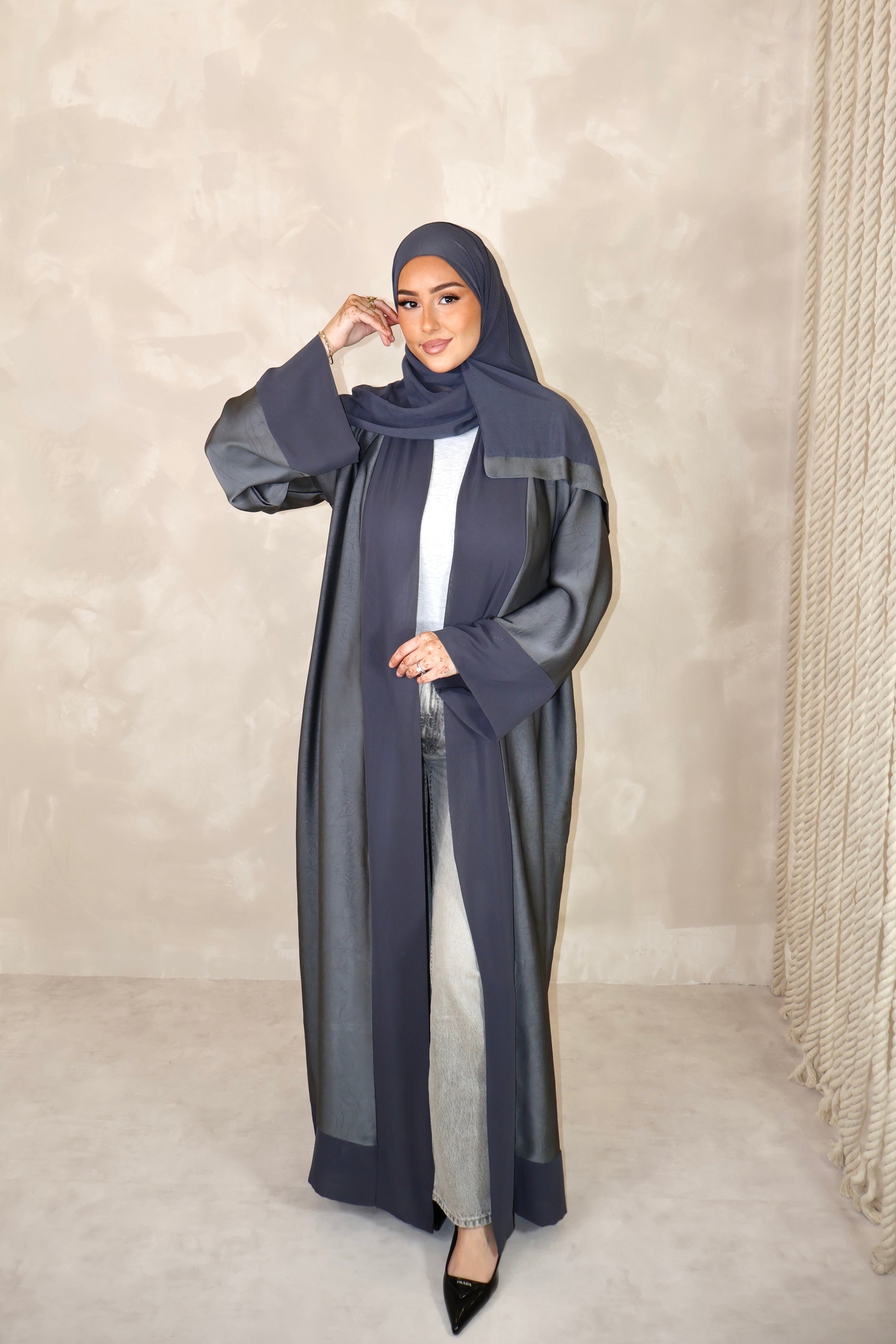 Kimono de Dubai (n99) - OPAL ANTHRACITE