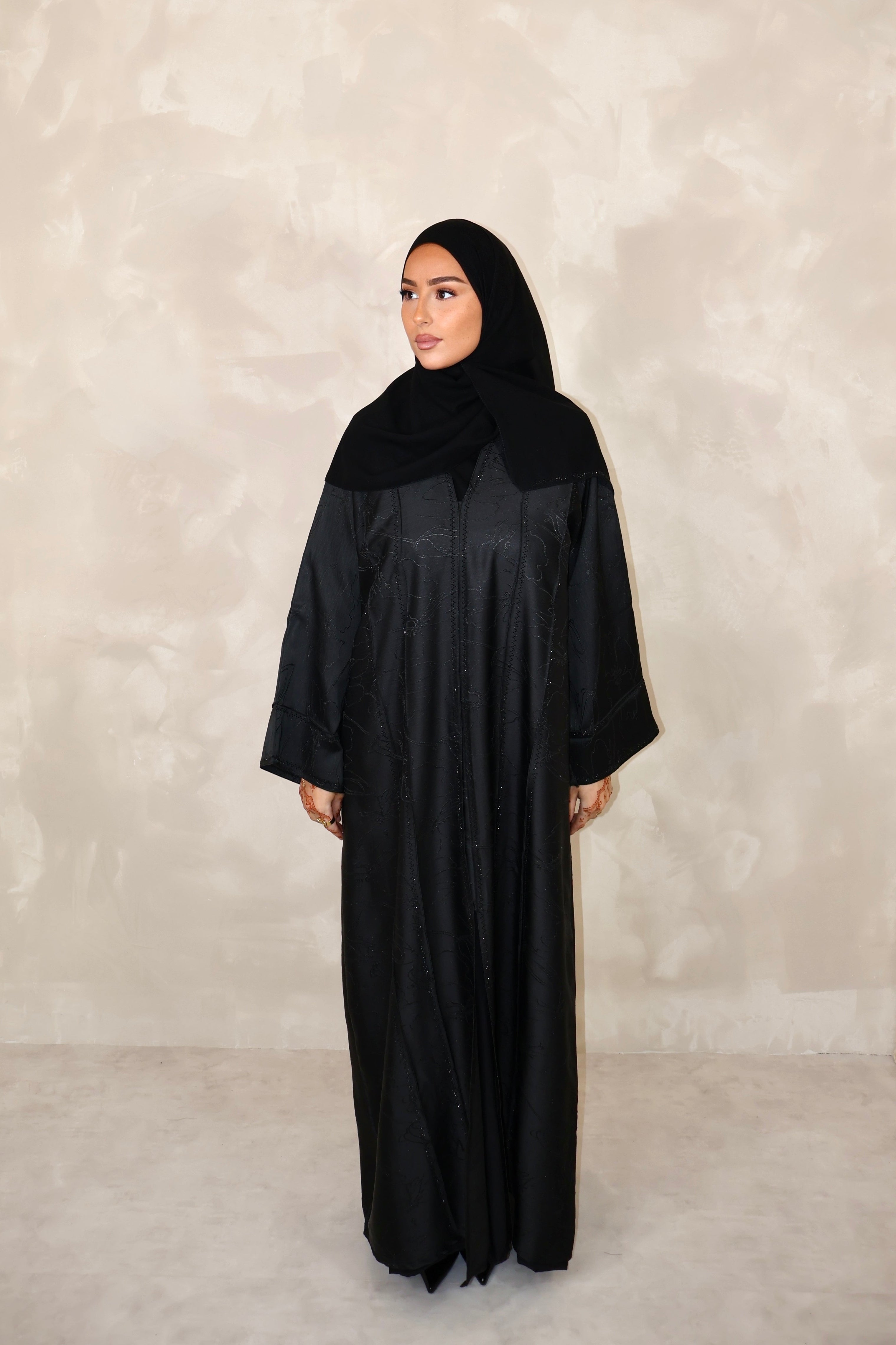 Abaya de Dubai (n79) - YARA BLACK