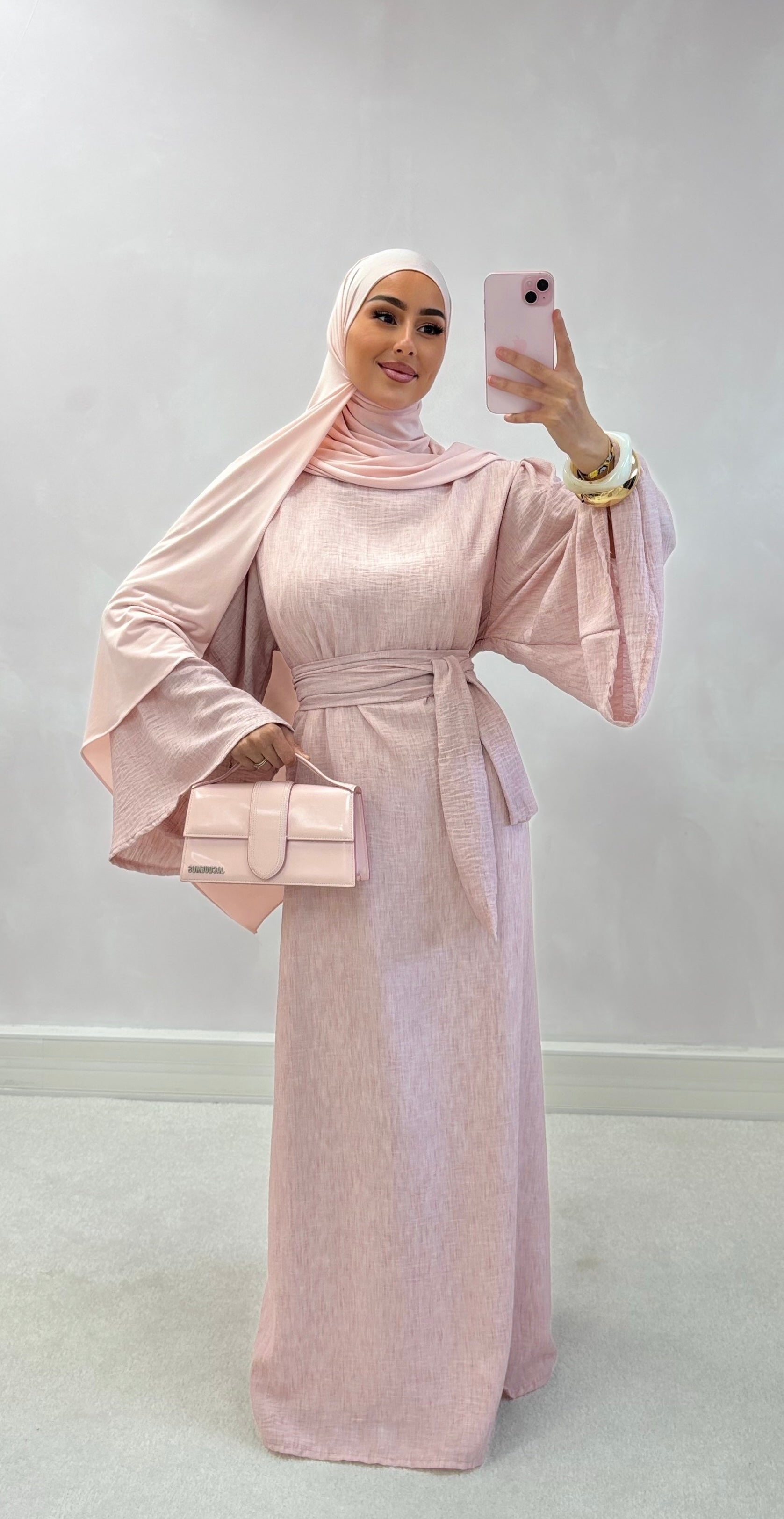Robe MILLA - baby pink