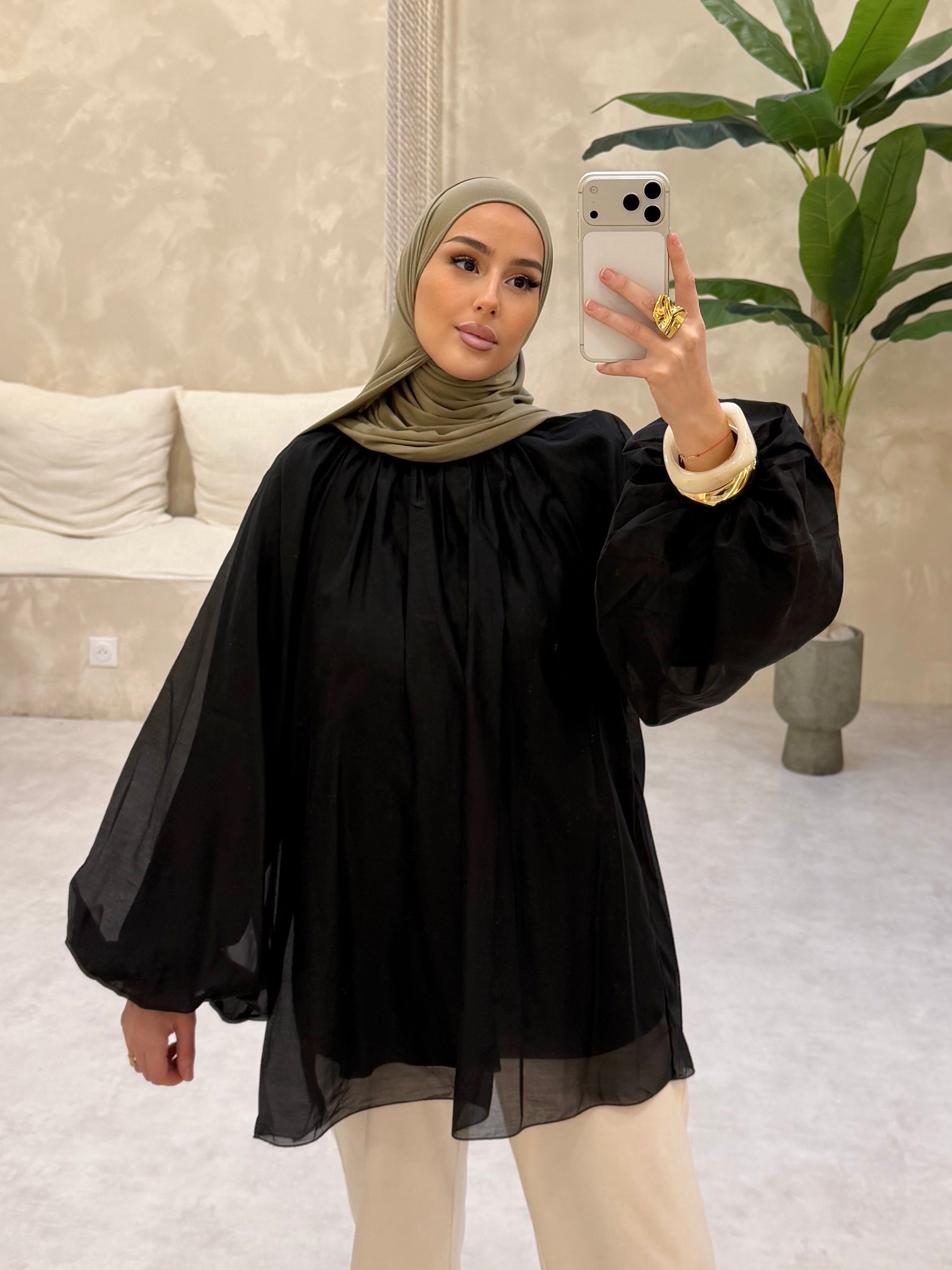 Chemisier MEYA - BLACK