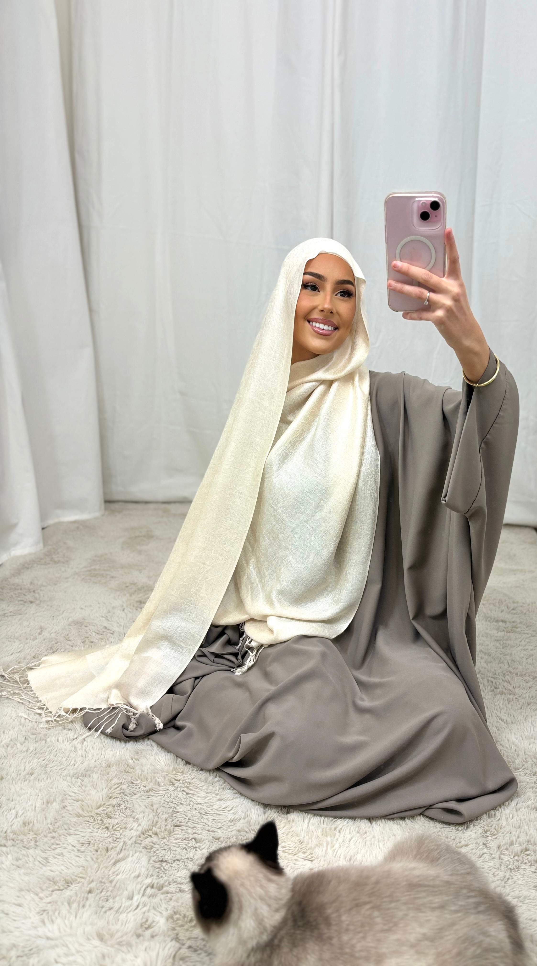 Abaya FARACHA - taupe