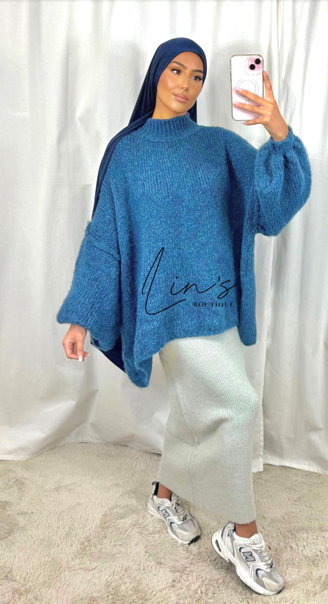 LANA sweater - Denim blue