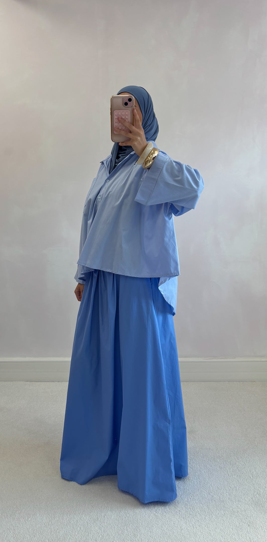 LEYA shirt - baby blue