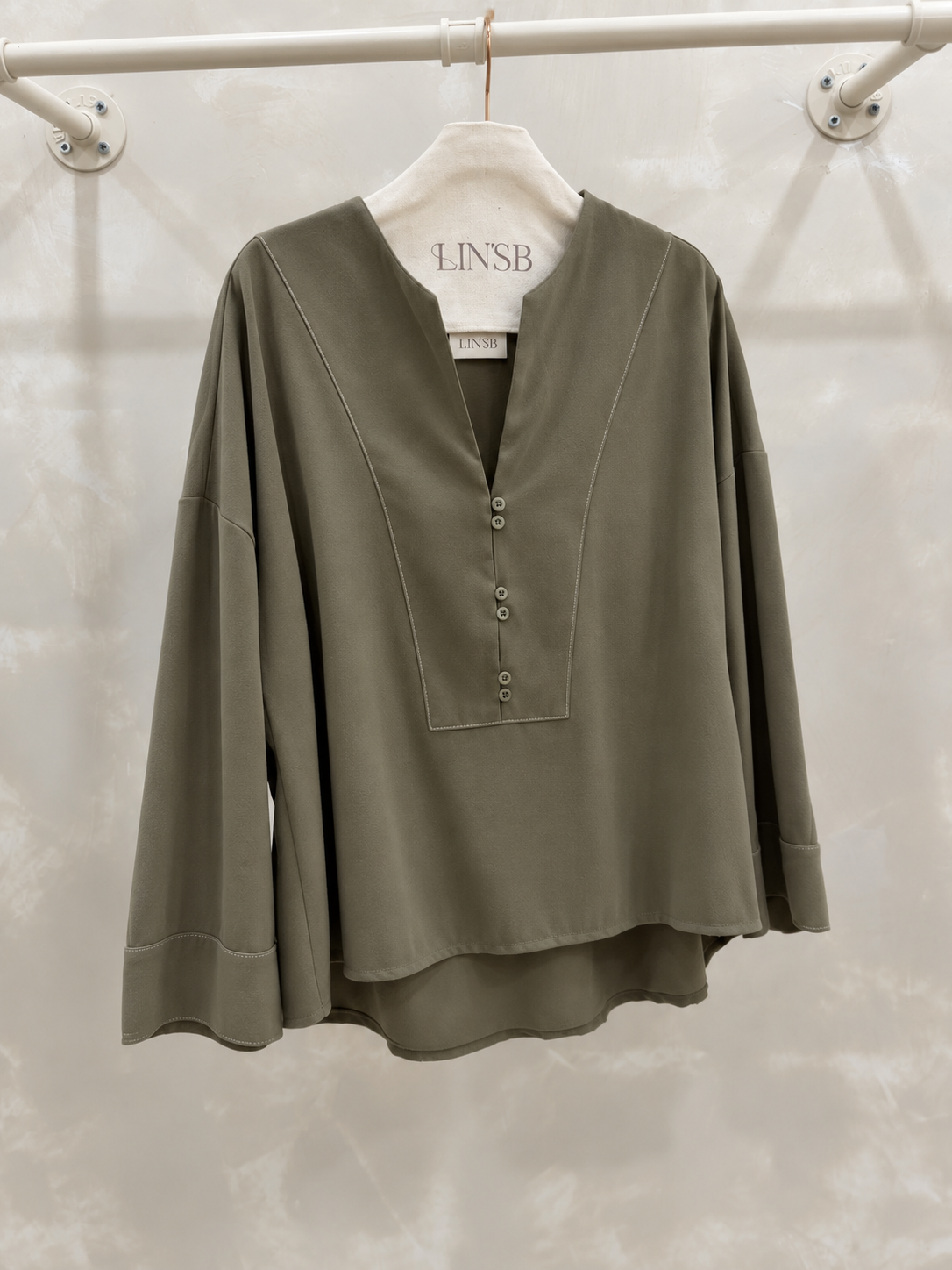 BLOUSE - KAKI