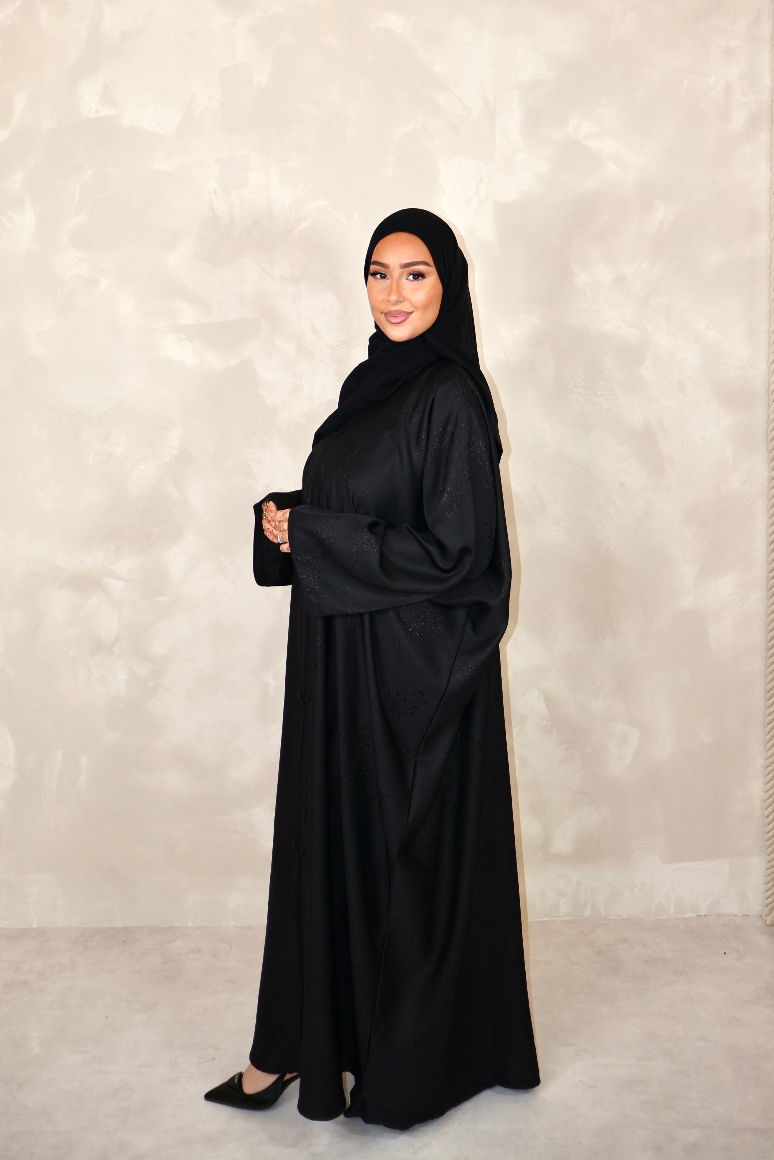 Abaya de Dubai (n80) - JAPONIA BLACK