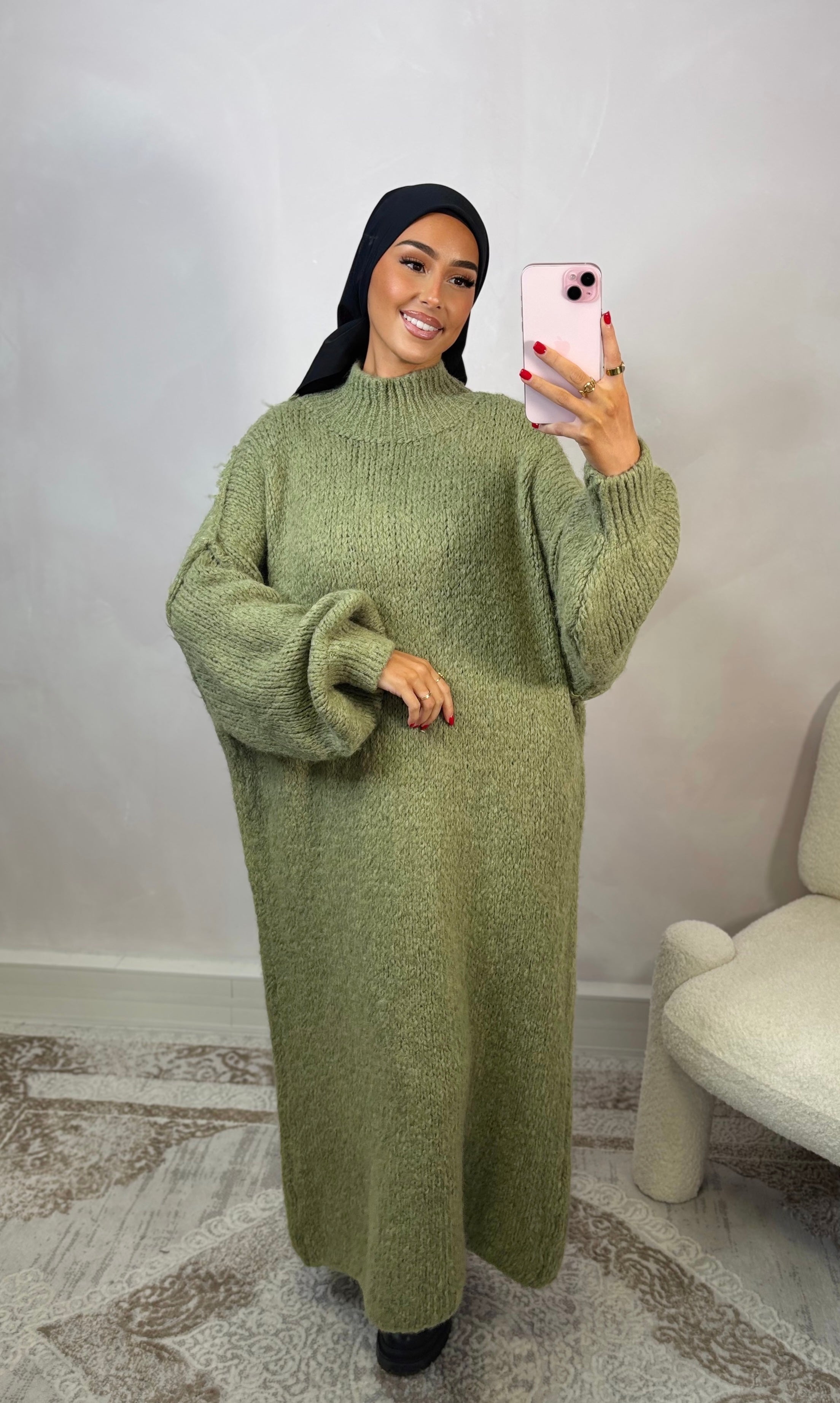 LANA Kleid - KAKI