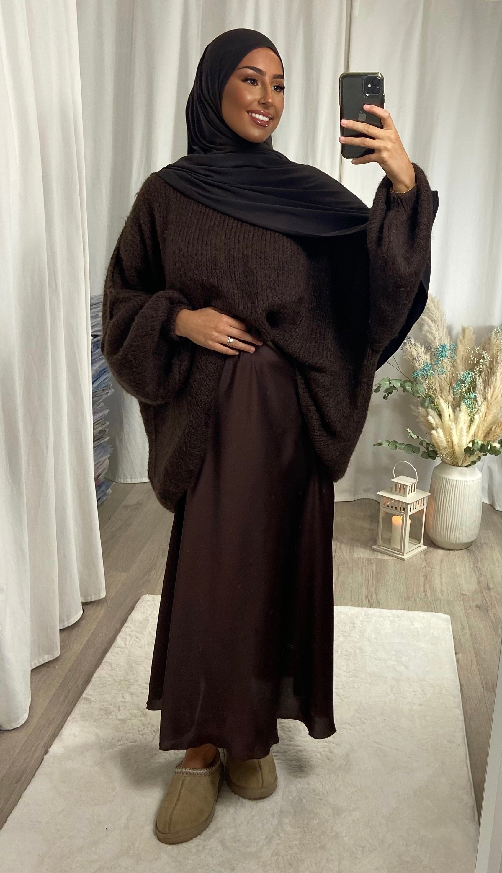 LANA sweater - BROWN